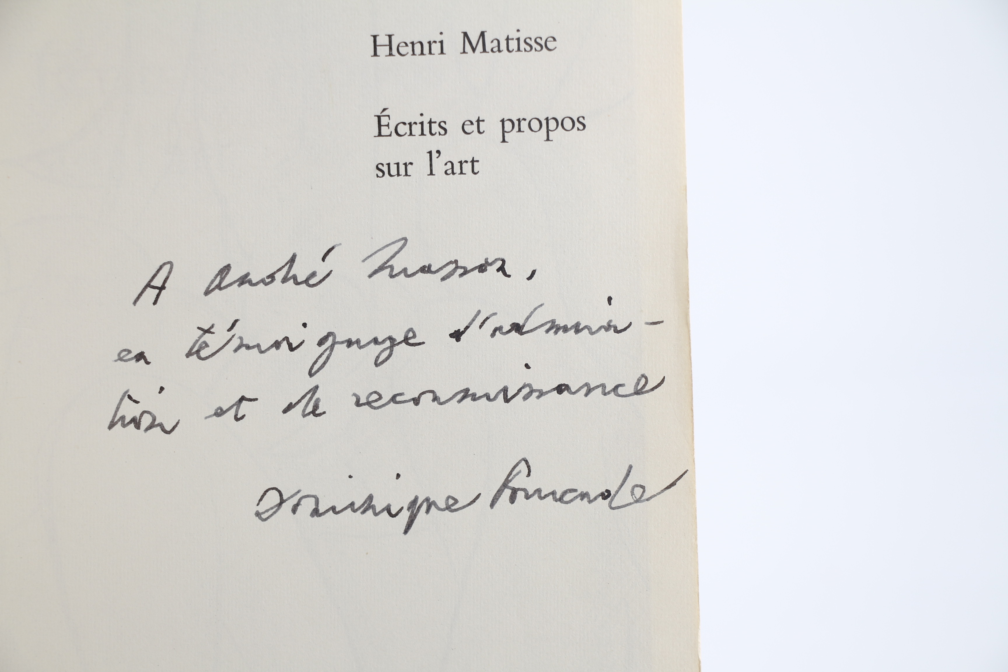 Ecrits et Propos sur l'Art