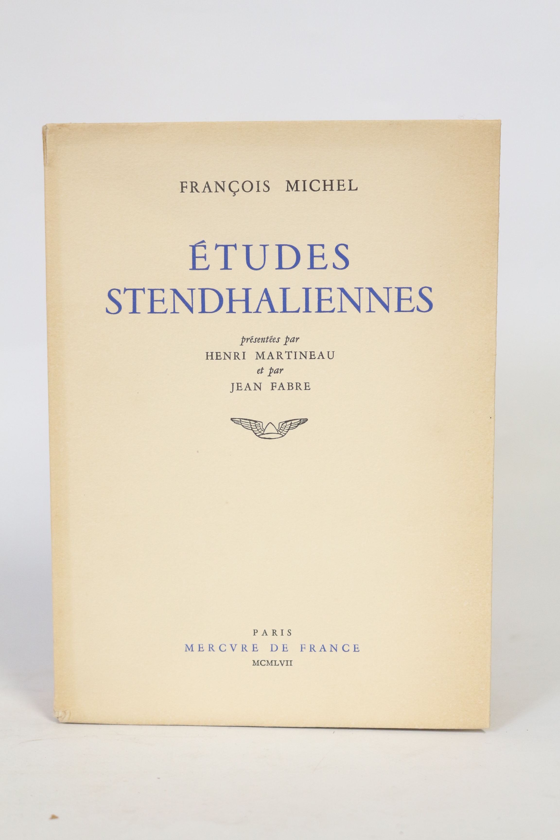 Etudes stendhaliennes