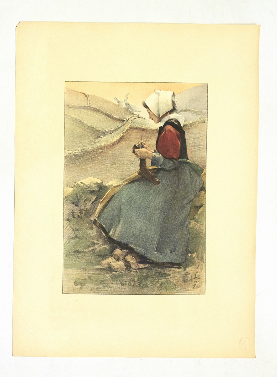 "Fleur de Lande" - Lithographie originale sur Japon - L'Estampe …