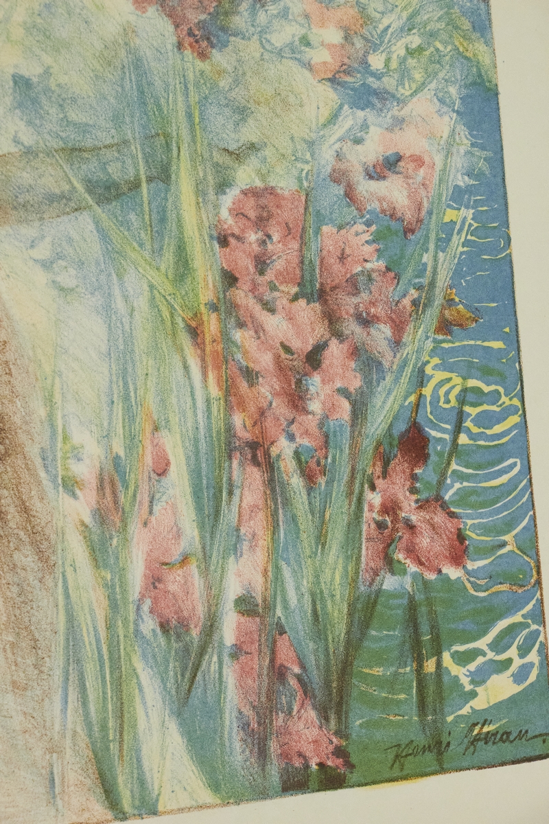 "Fleur de mai" - Lithographie originale sur Japon - L'Estampe …