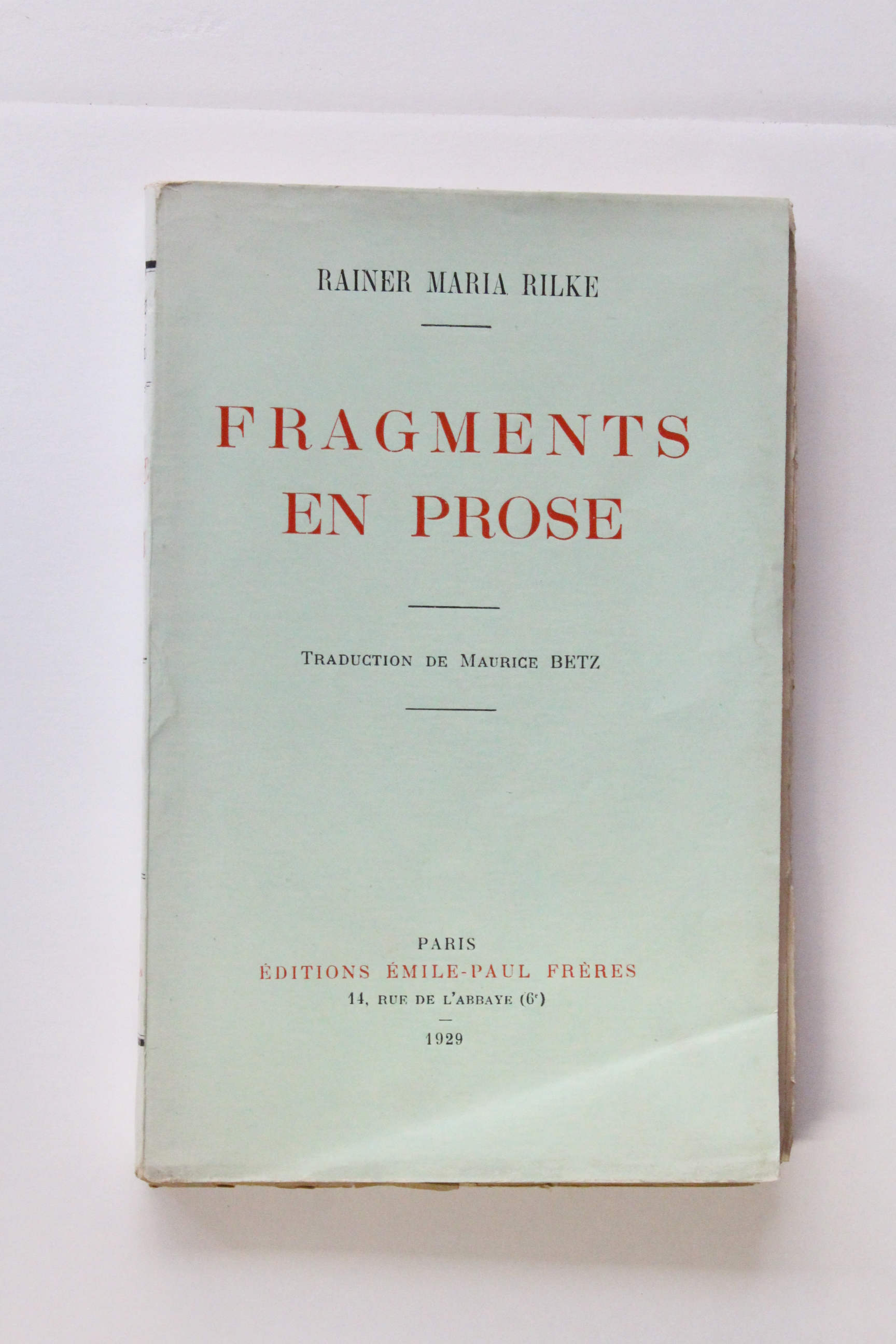 Fragments en prose