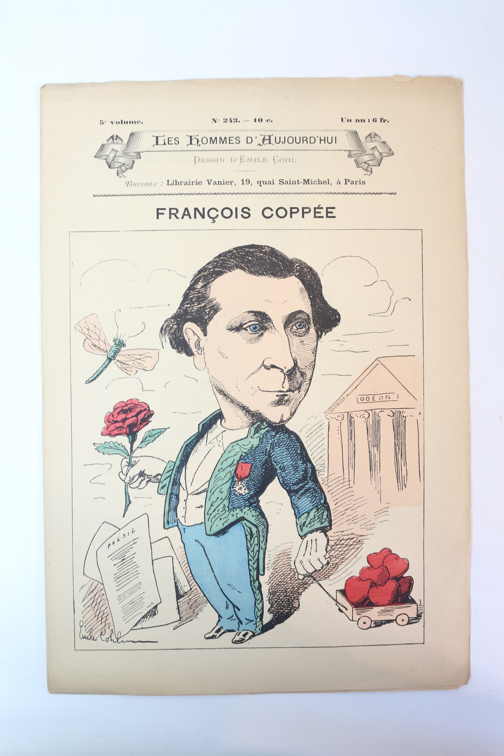 "François Coppée" - In Les Hommes d'aujourd'hui n°243
