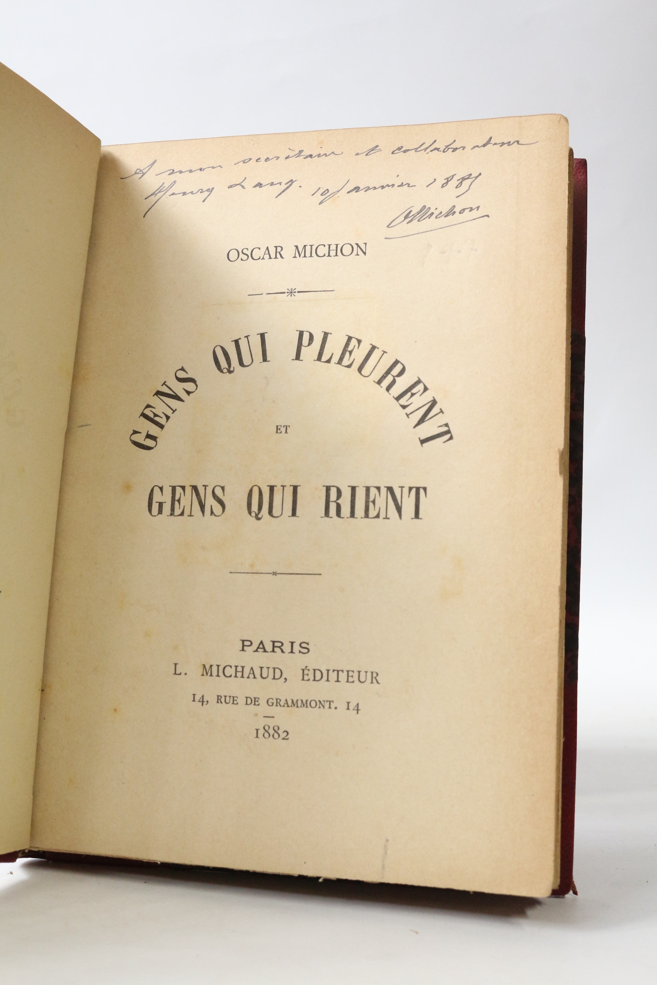 Gens qui pleurent et gens qui rient