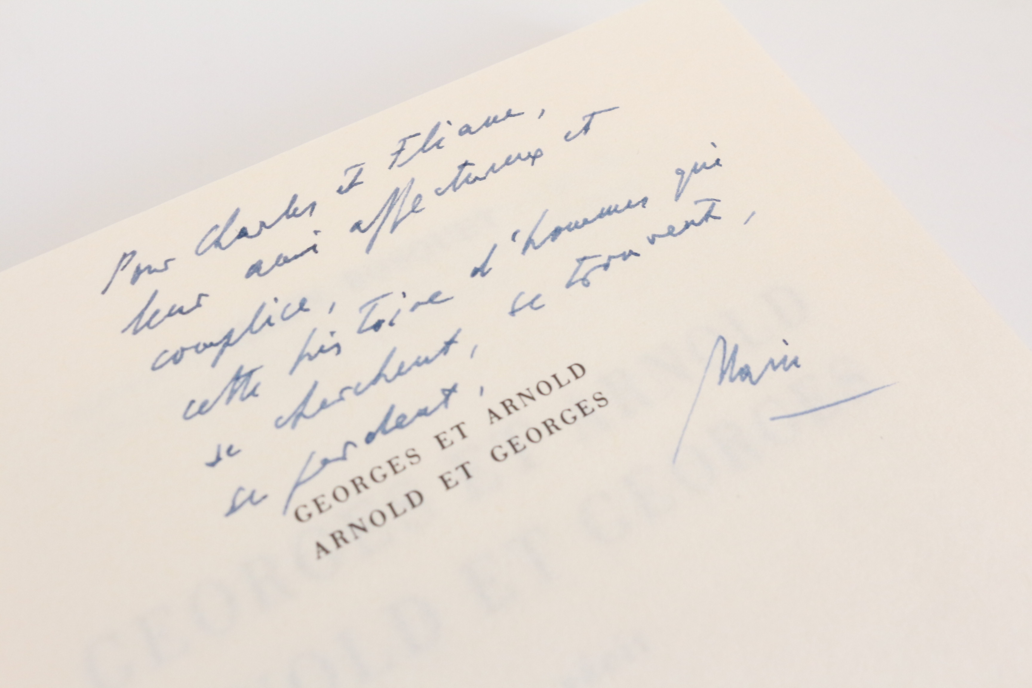 Georges et Arnold Arnold et Georges