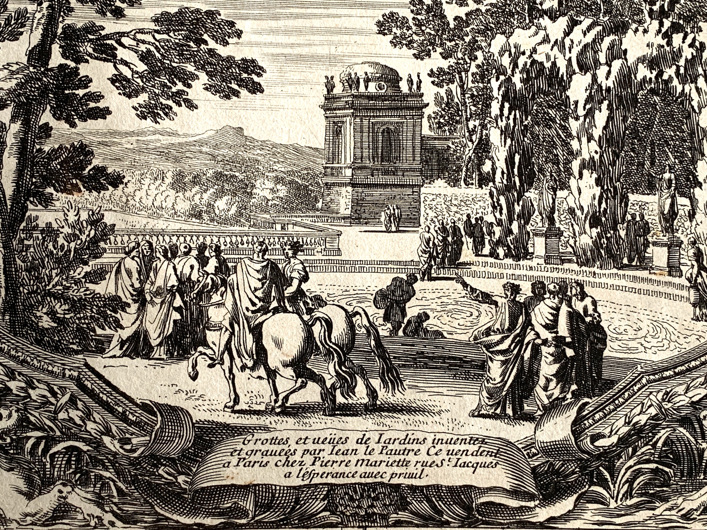Grottes & veües de Jardins inventées et gravées par Jean …