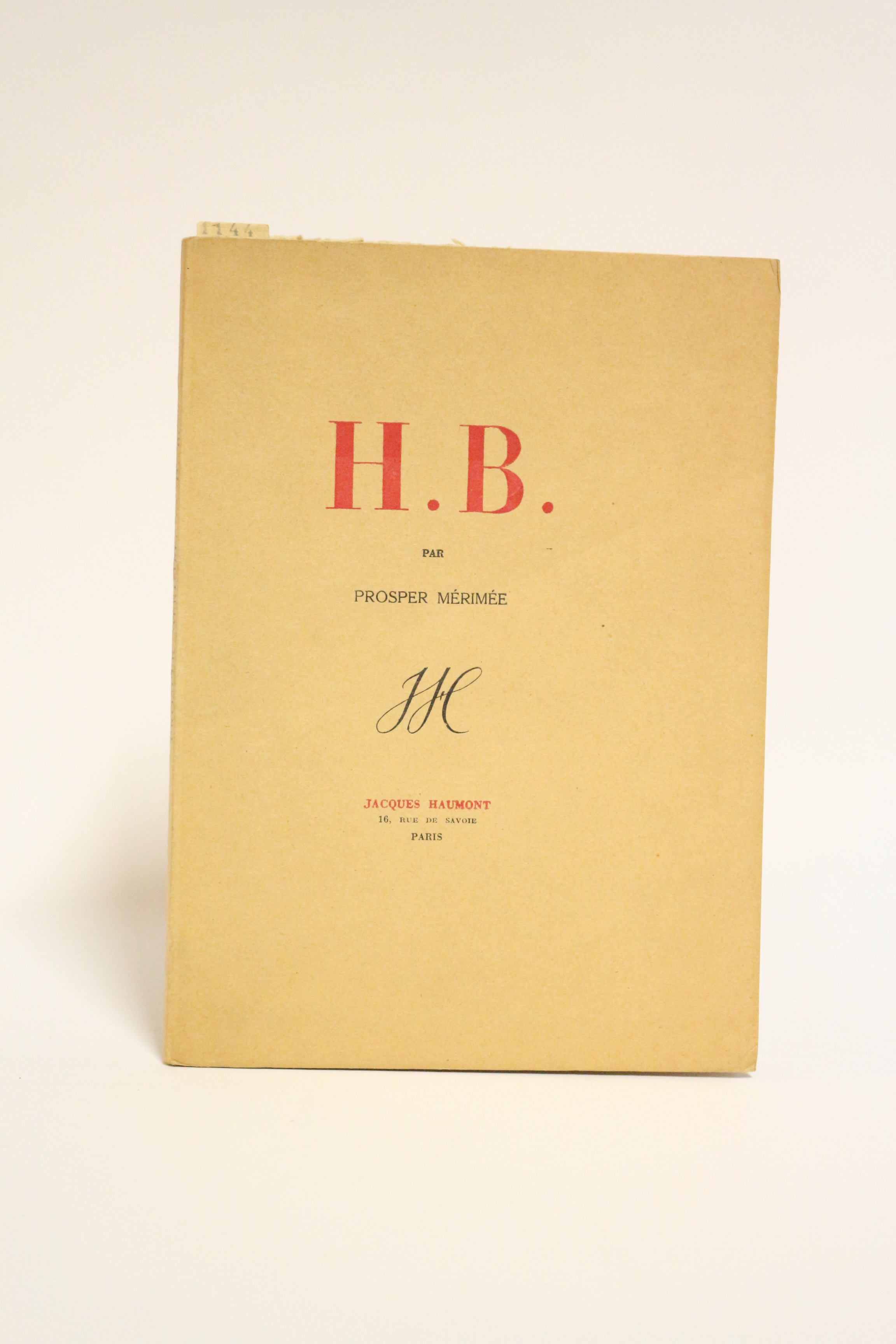 H.B. par un des quarante