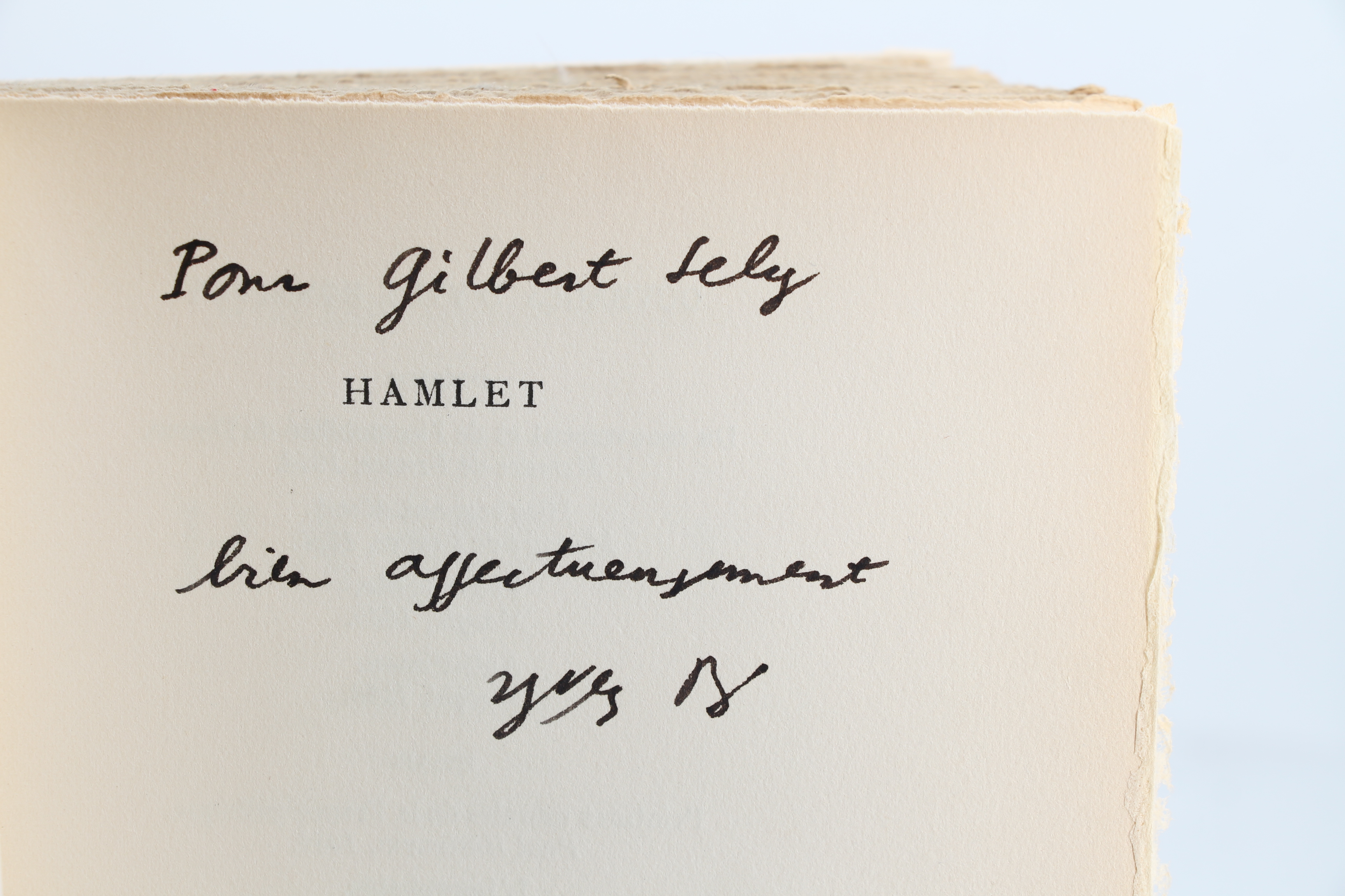 Hamlet suivi d'une Idée de la Traduction