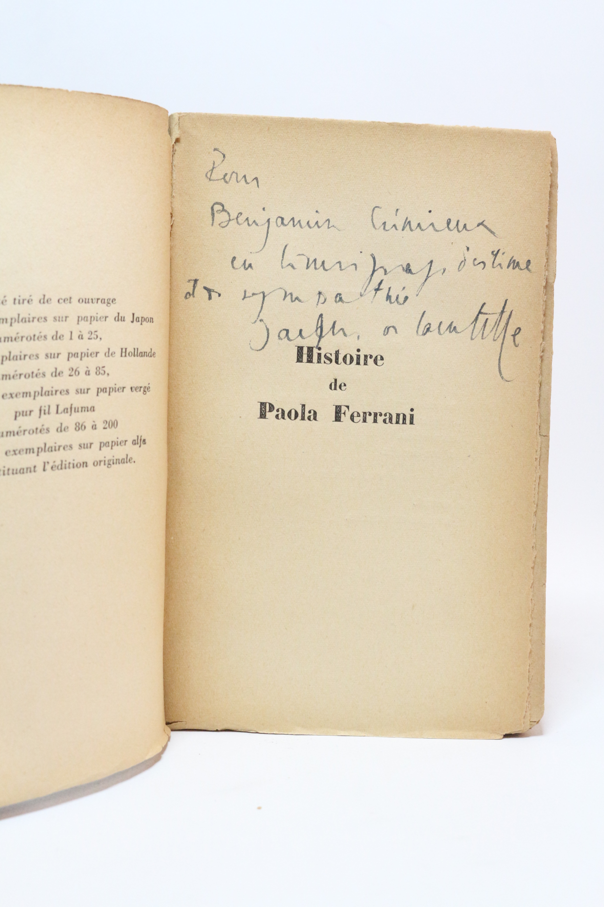 Histoire de Paola Ferrani