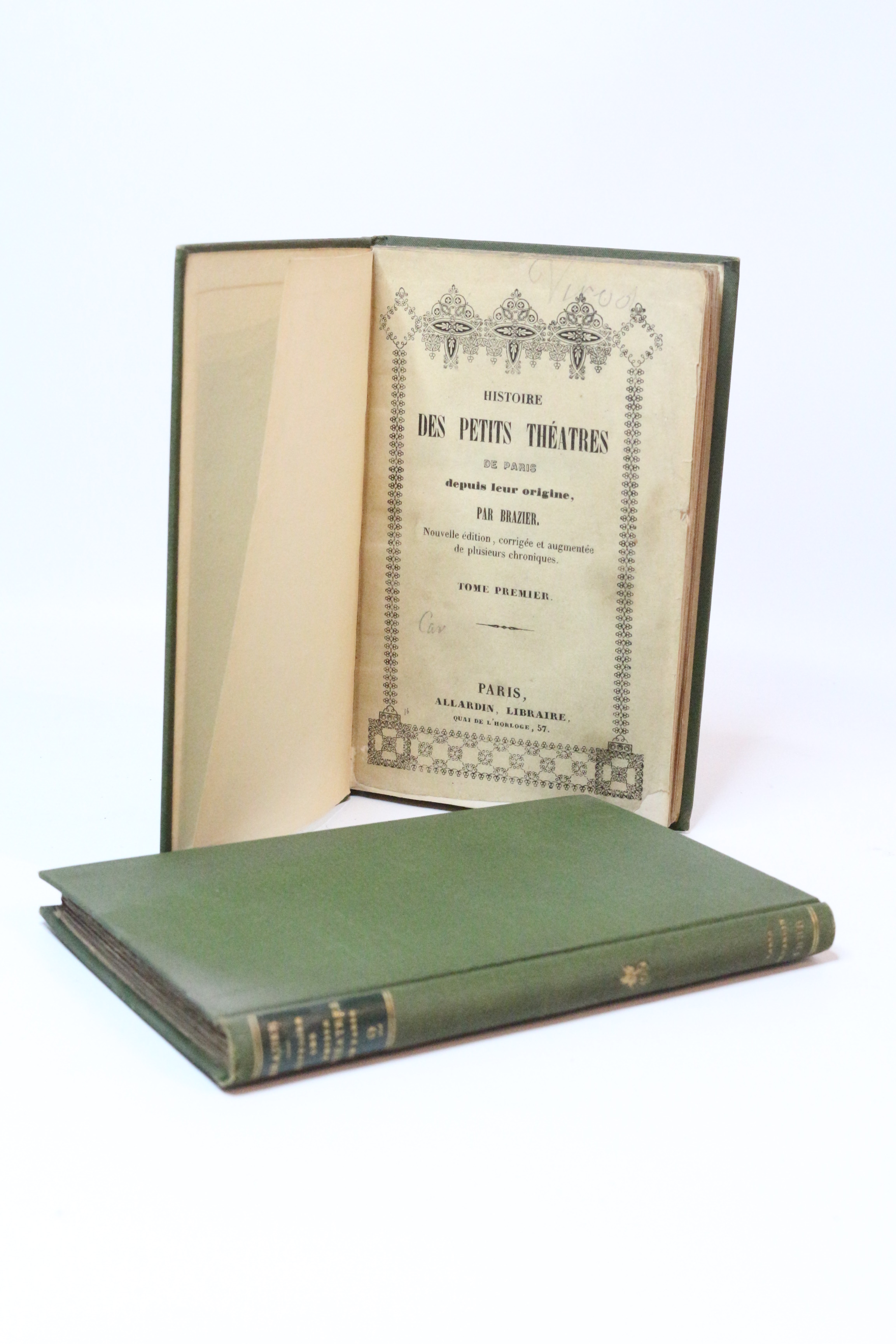 Histoire des petits théatres de Paris depuis leur origine