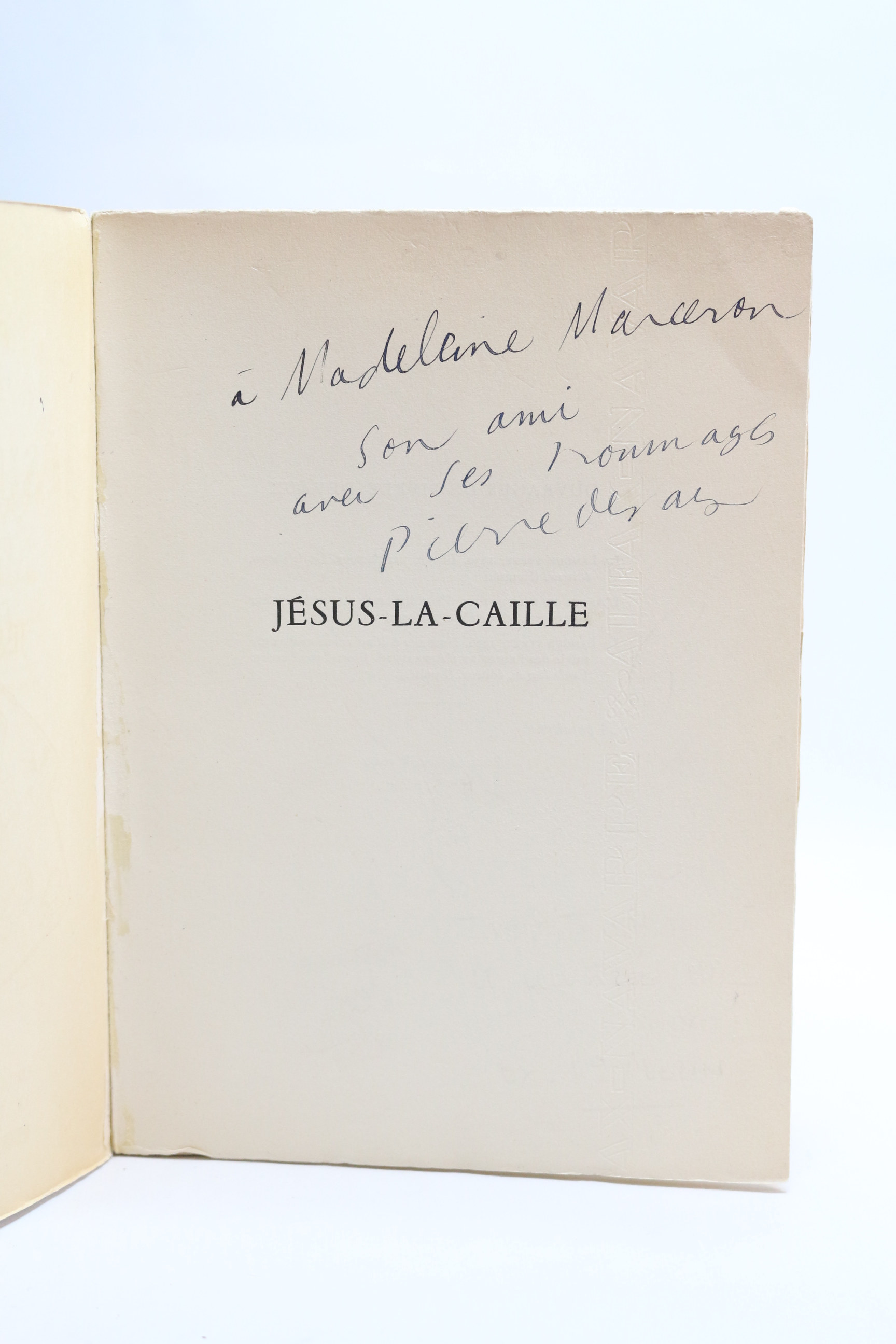 Jésus-la-caille