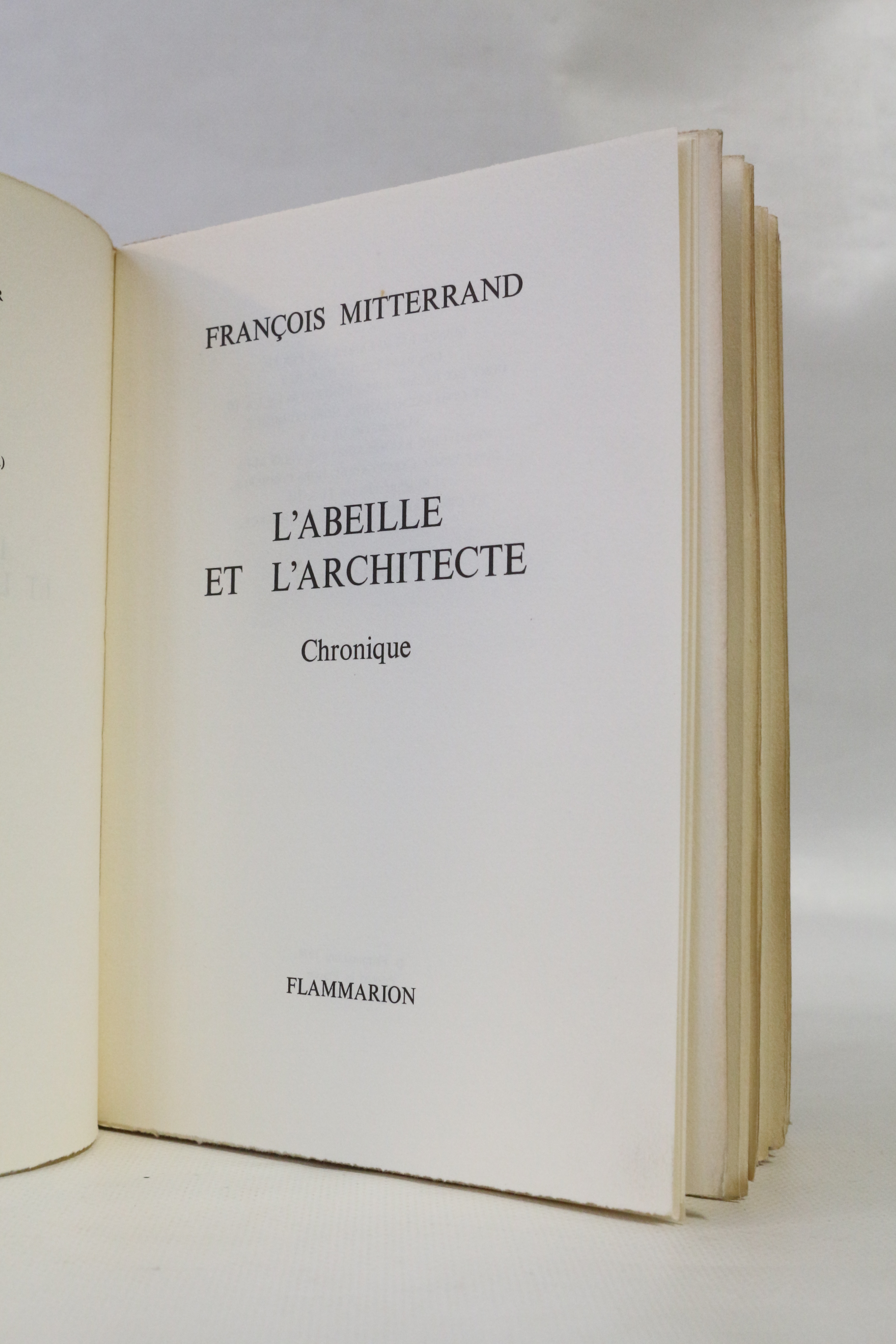 L'abeille et l'architecte