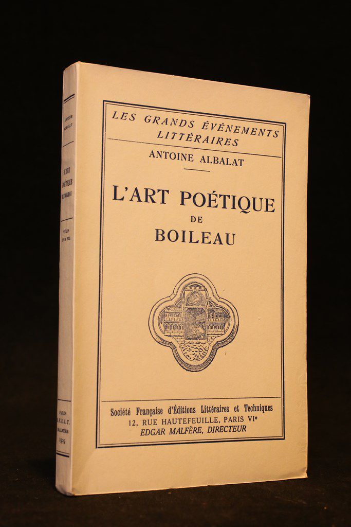 L'art poétique de Boileau