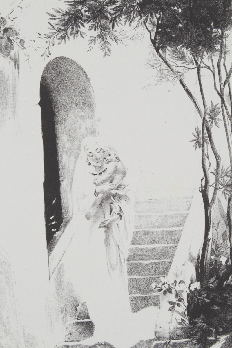 L'enfant - Lithographie originale sur Chine - L'Estampe Moderne