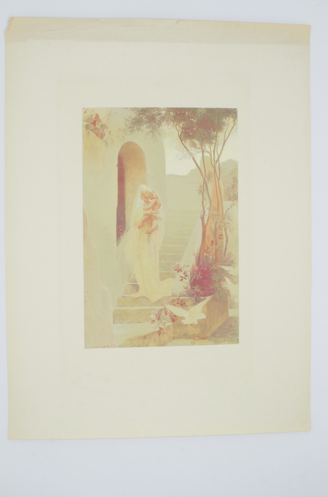 L'enfant - Lithographie originale sur Japon - L'Estampe Moderne