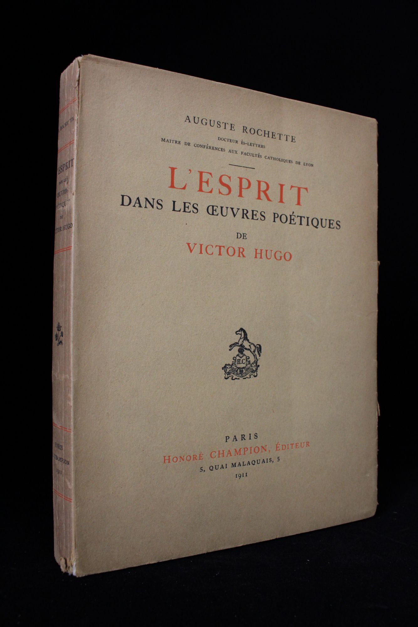 L'esprit dans les oeuvres poétiques de Victor Hugo