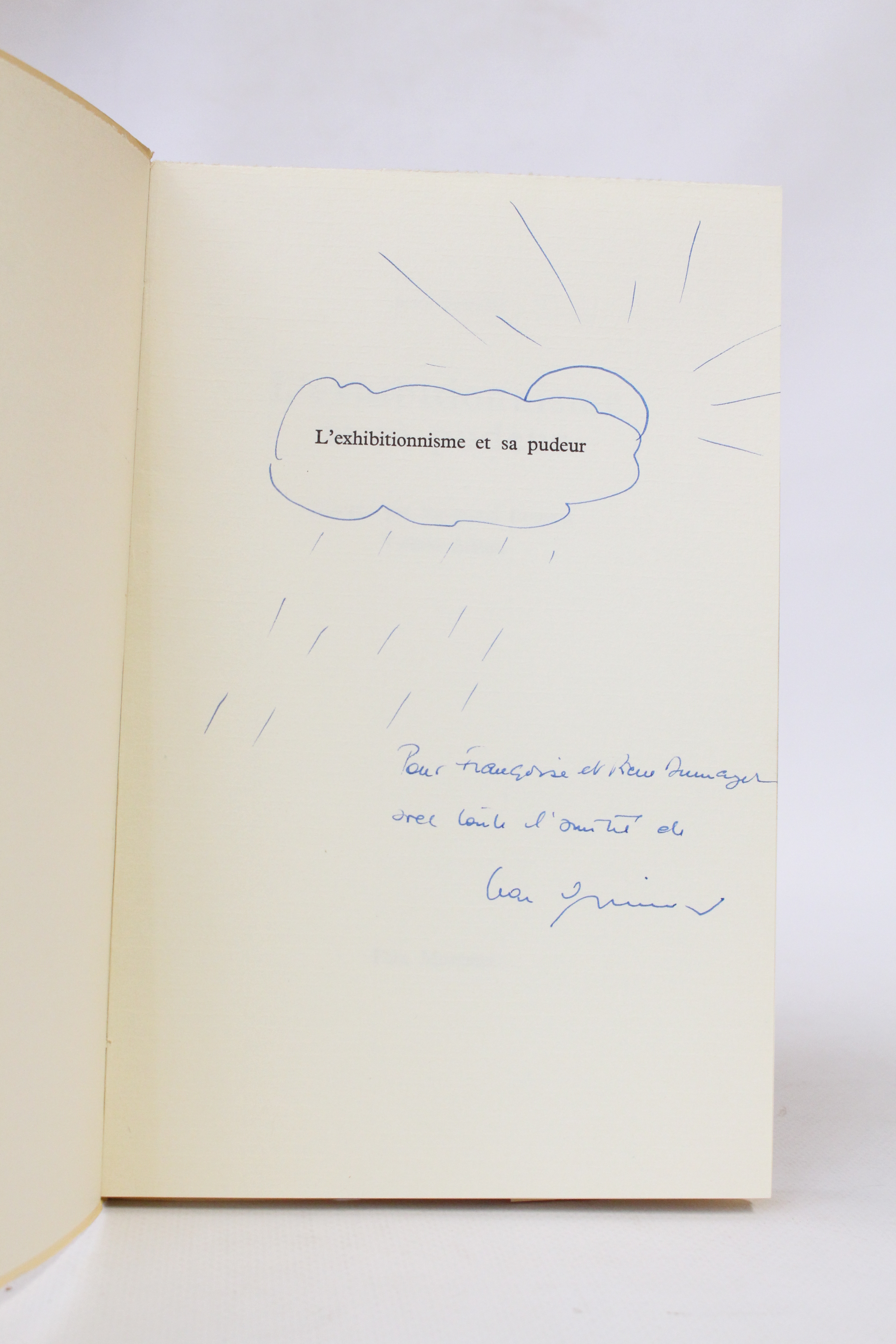 L'exhibitionnisme et sa pudeur