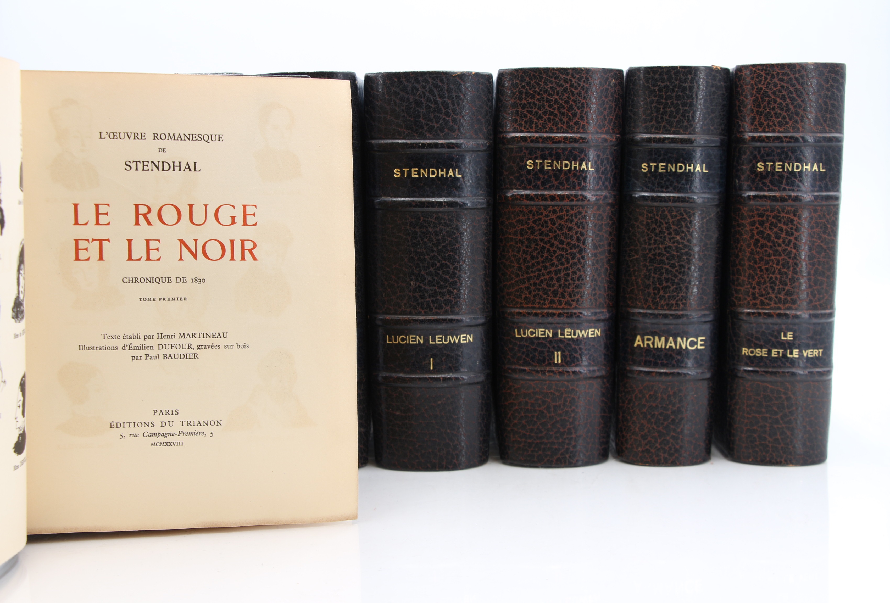 L'Oeuvre romanesque de Stendhal. Oeuvres complètes en 11 volumes