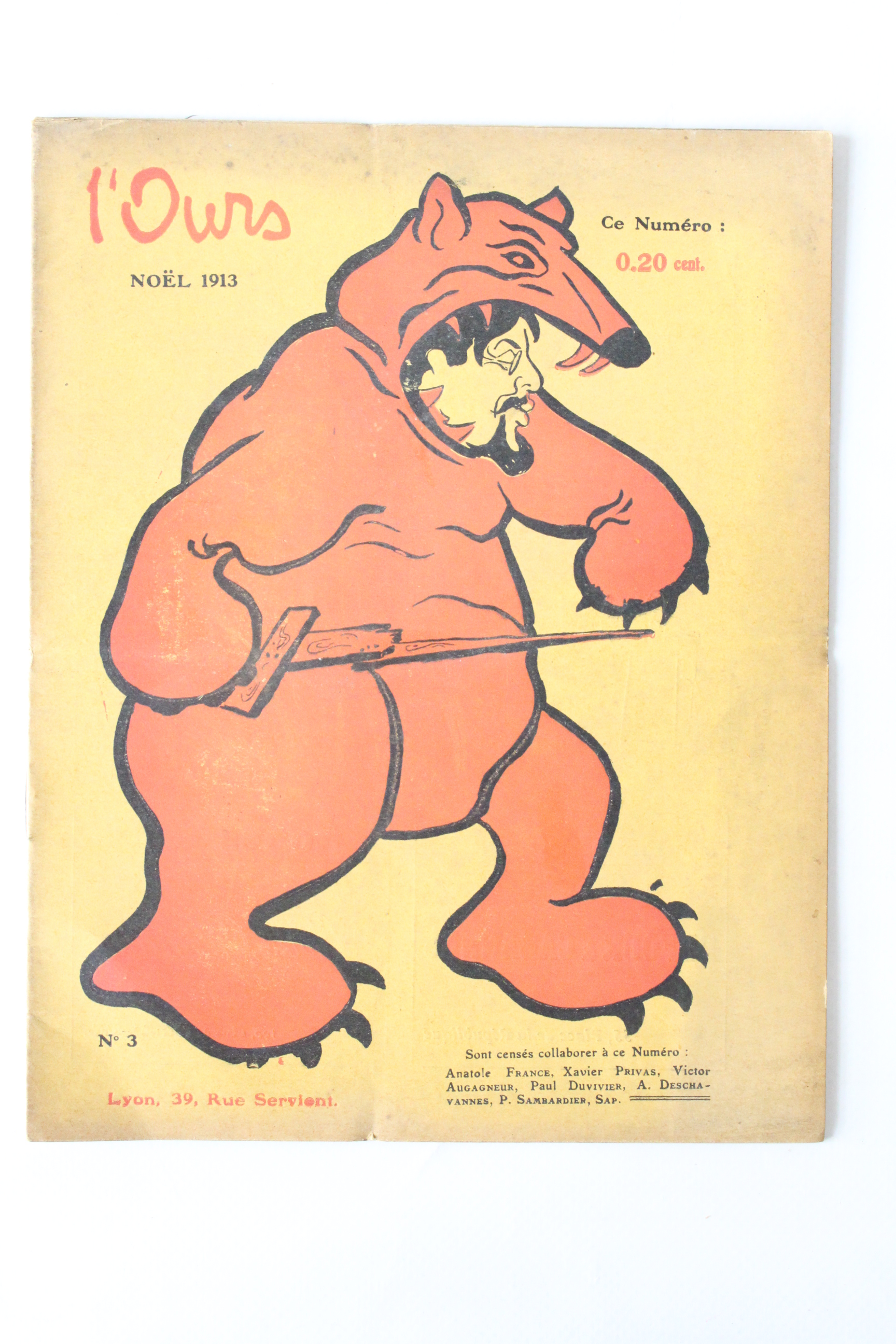 L'ours N°3 de la première année