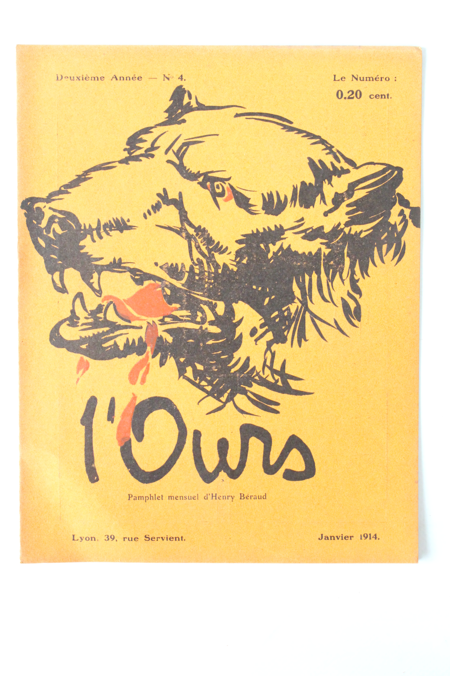 L'ours N°4 de la deuxième année