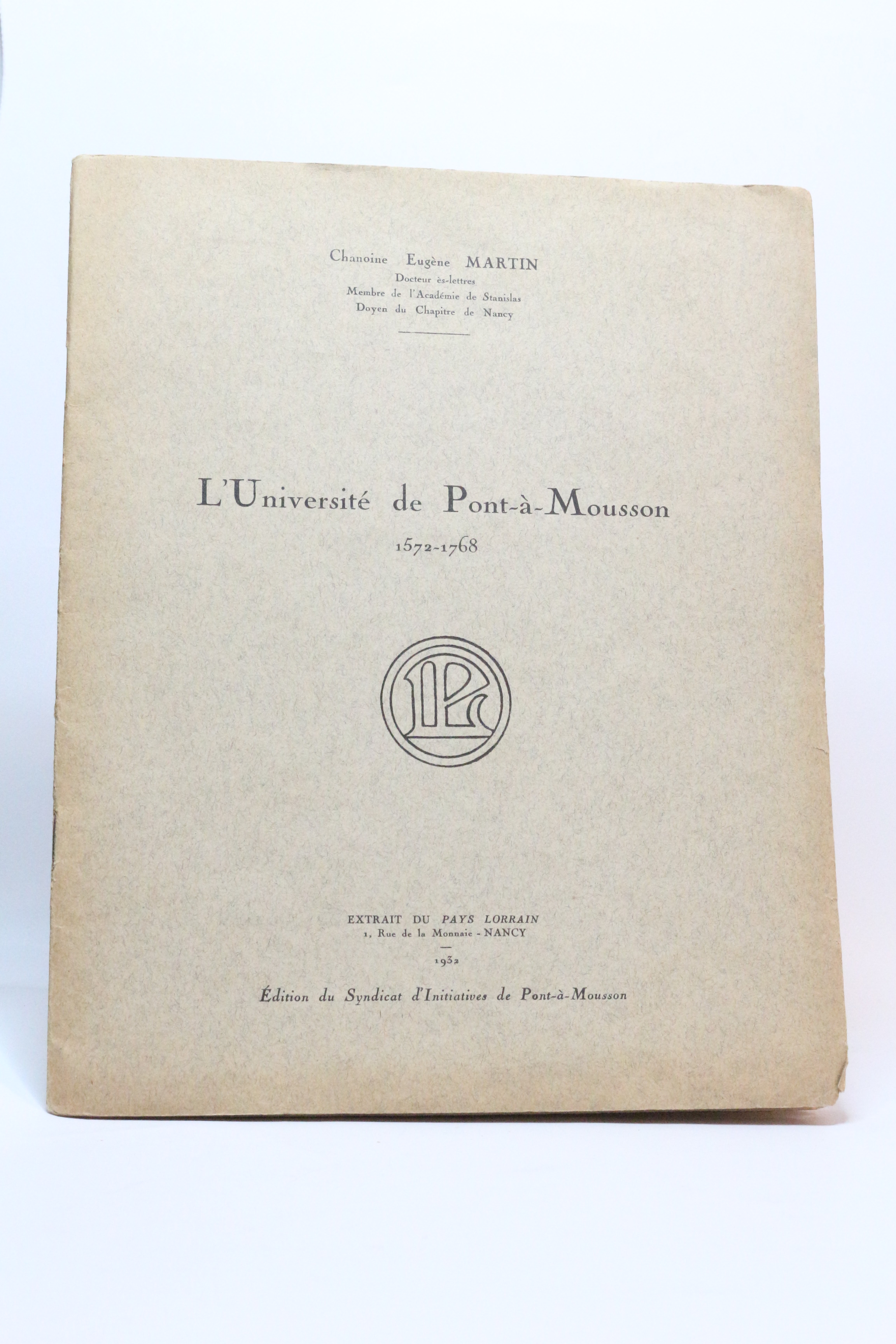 L'université de Pont-à-Mousson