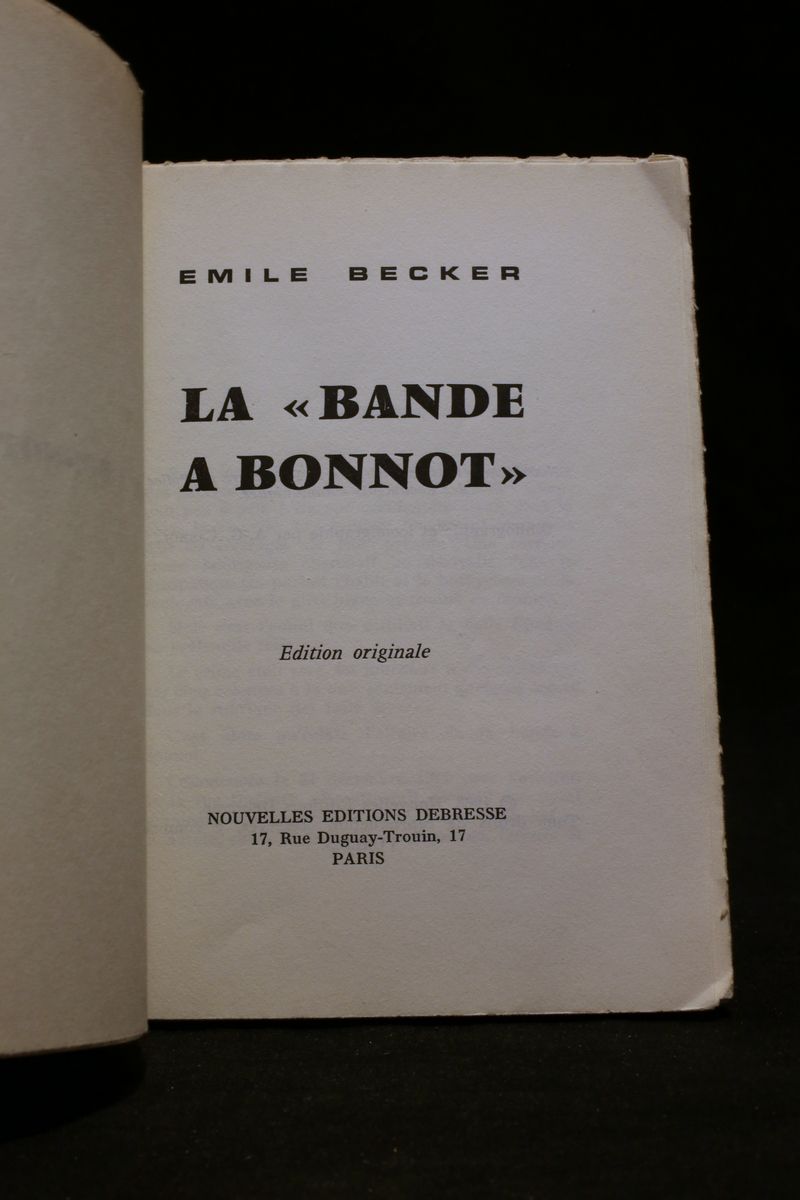 La "Bande à Bonnot"