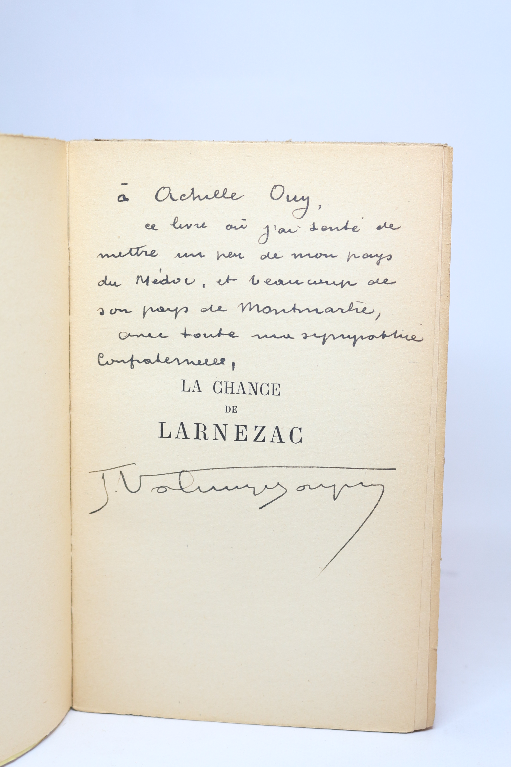 La chance de Larnezac