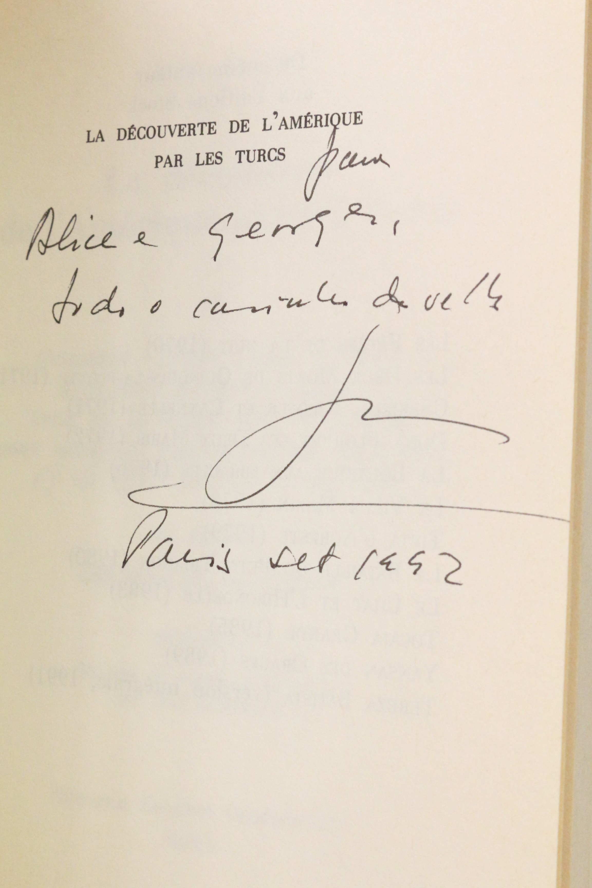 La découverte de l'Amérique par les Turcs ou comment Jamil …