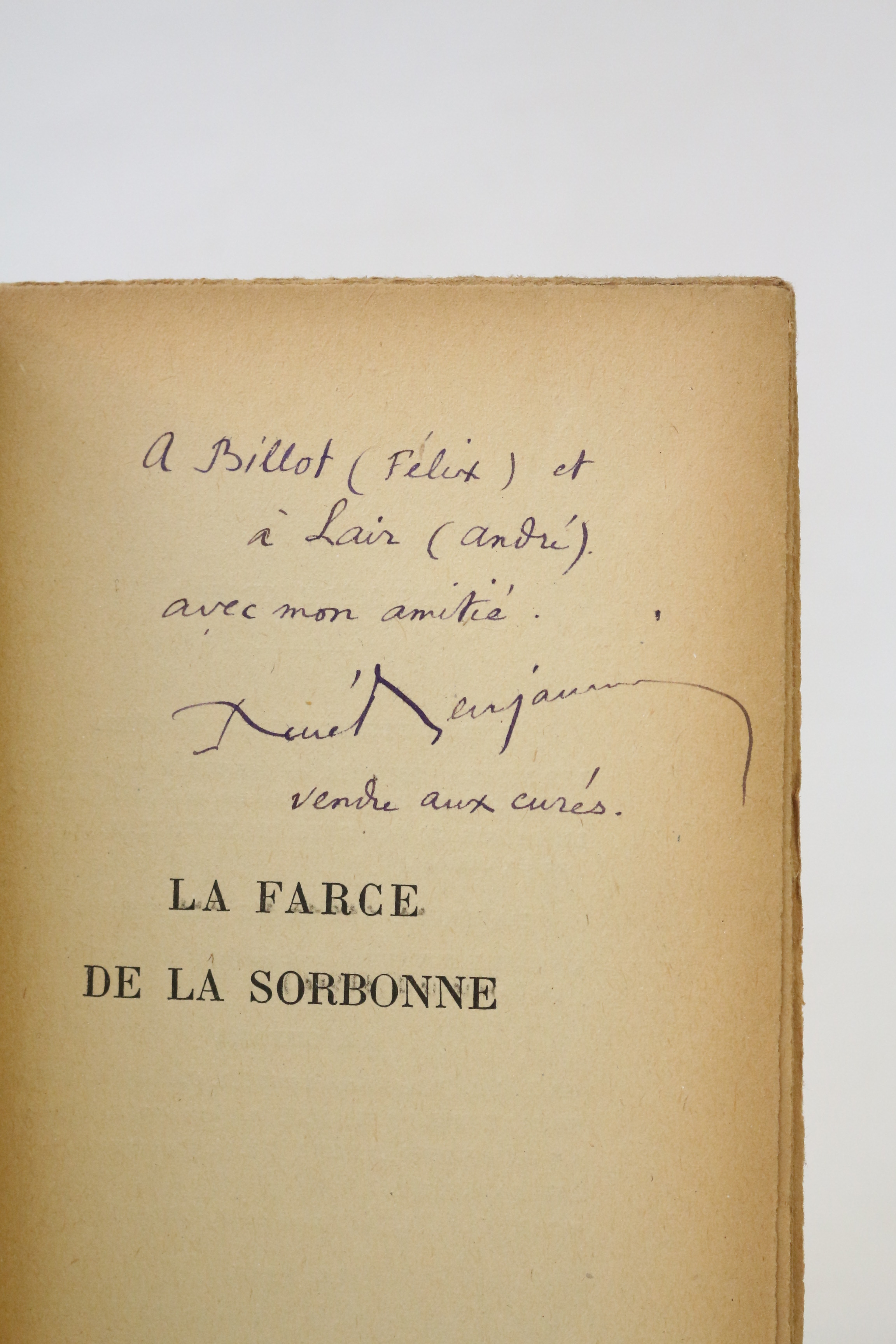 La farce de la Sorbonne