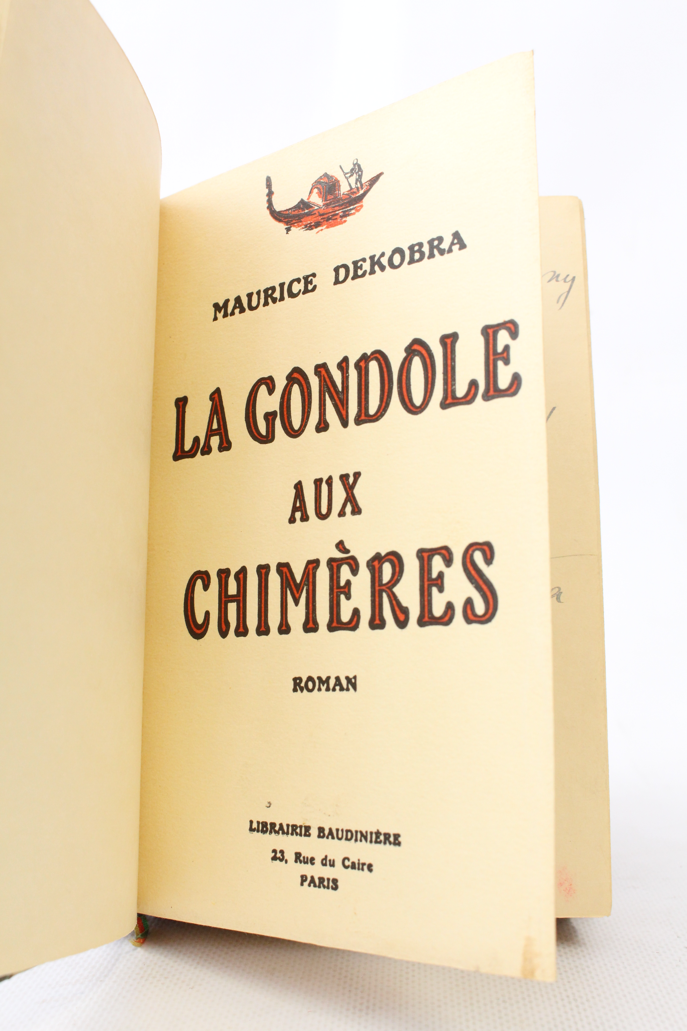 La gondole aux chimères