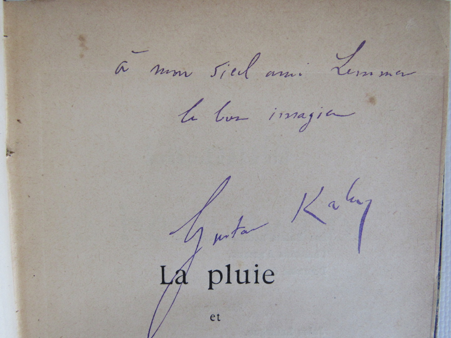 La pluie et le beau temps