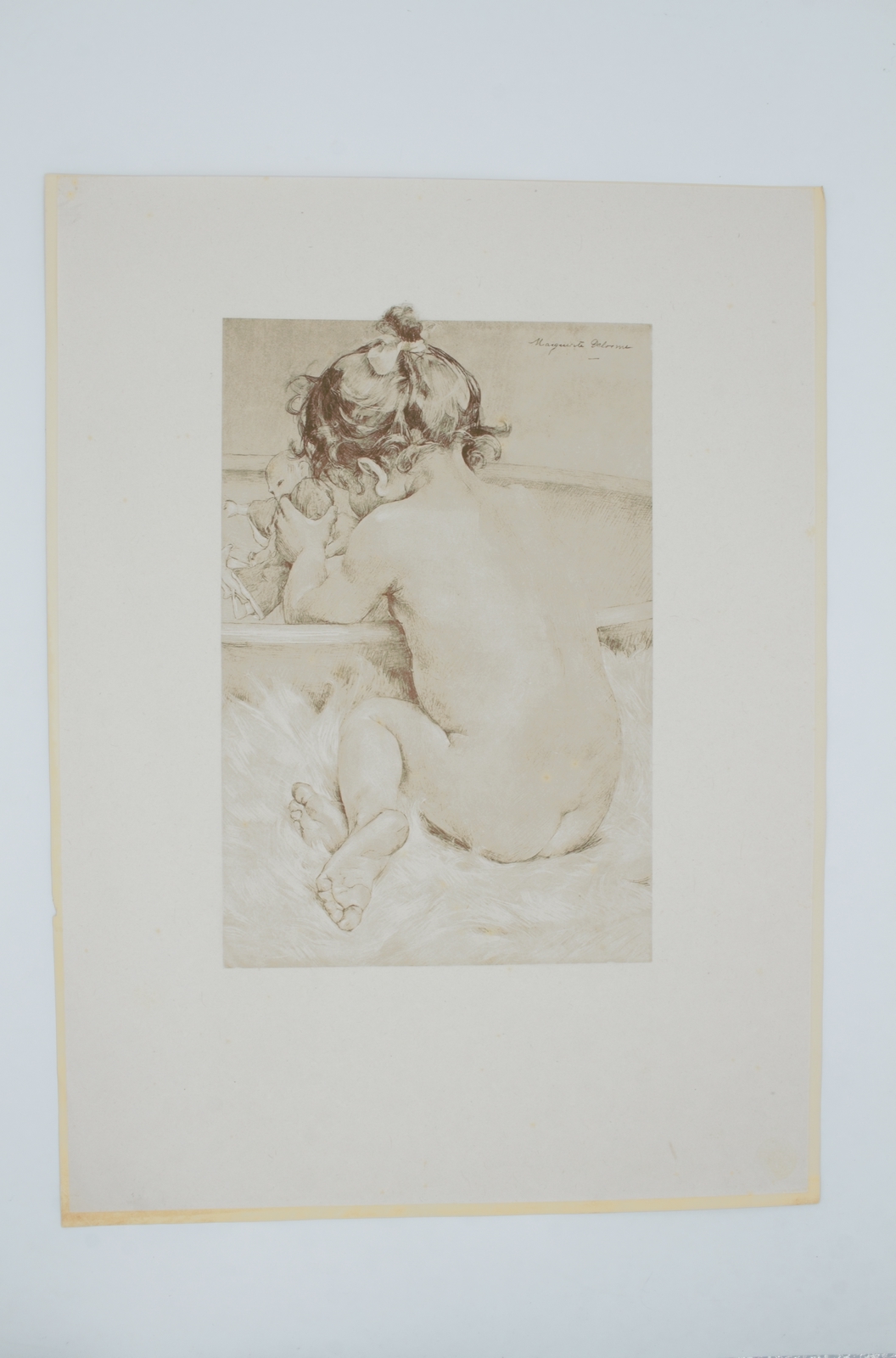 La poupée - Lithographie originale sur Chine - L'Estampe Moderne