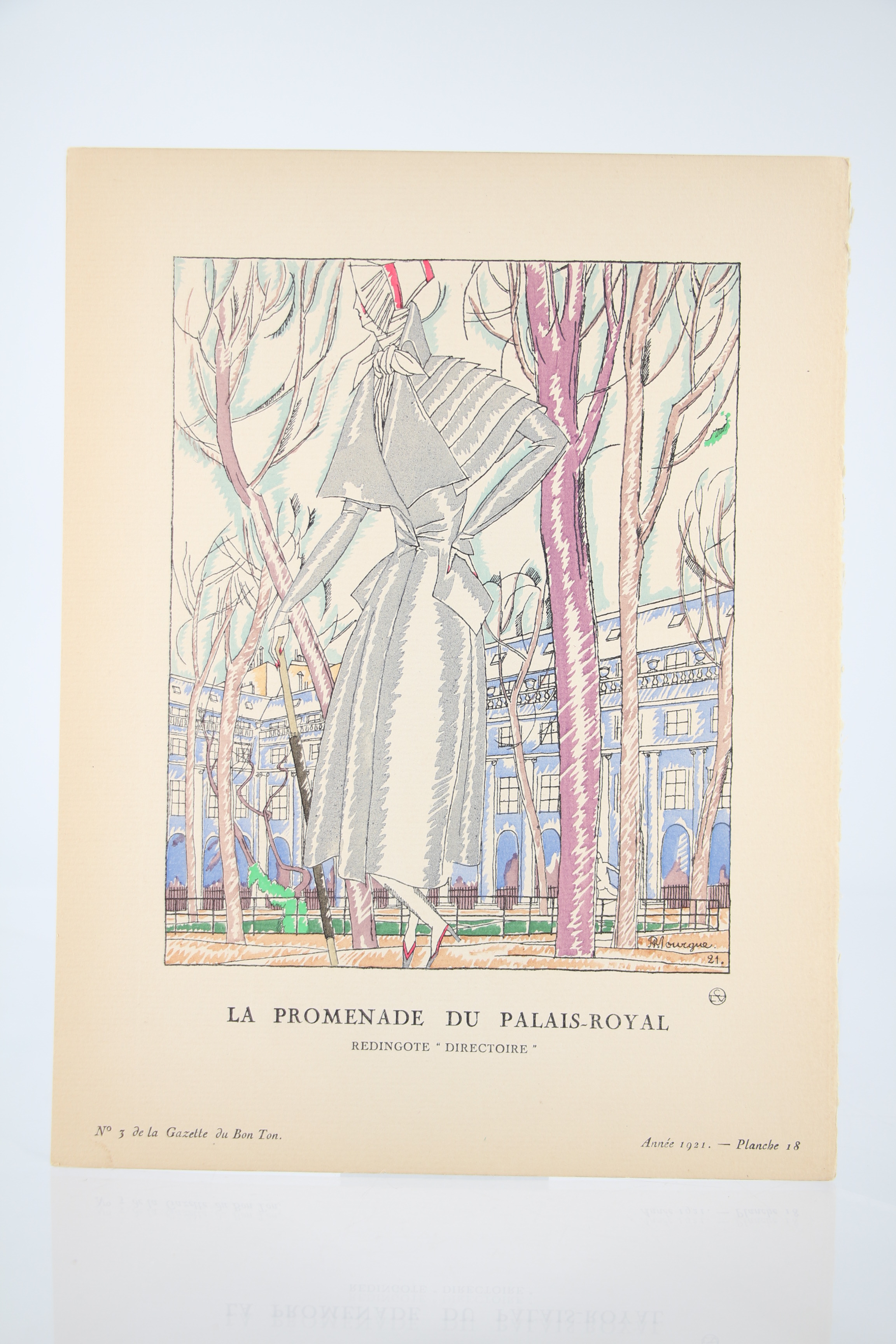 La Promenade au Palais-Royal. Redingote "Directoire" (pl.18, La Gazette du …