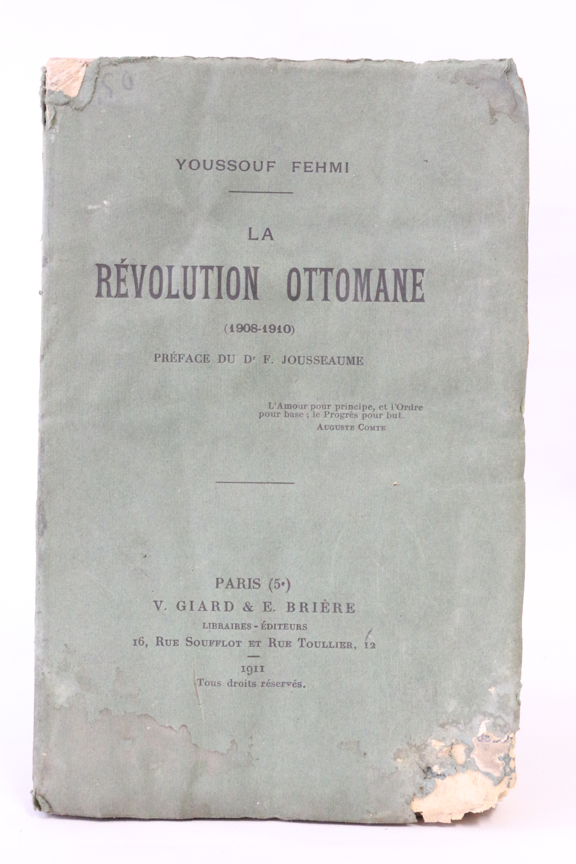La révolution ottomane