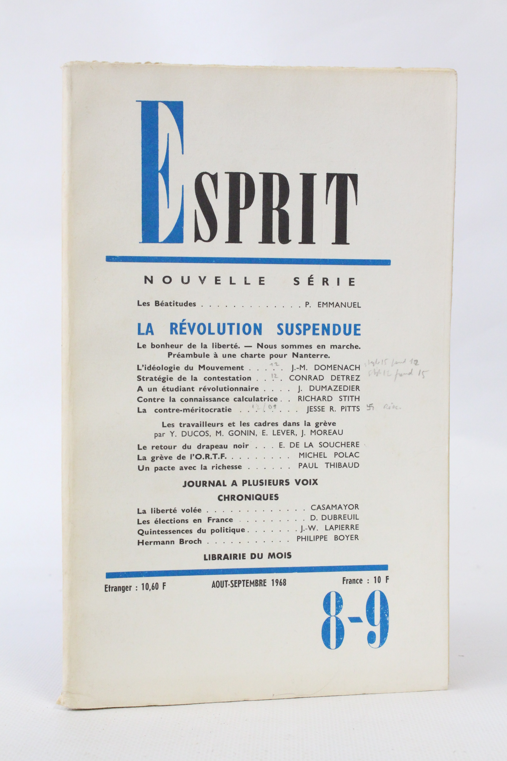 La révolution suspendue - In Esprit N°373 de la 36ème …