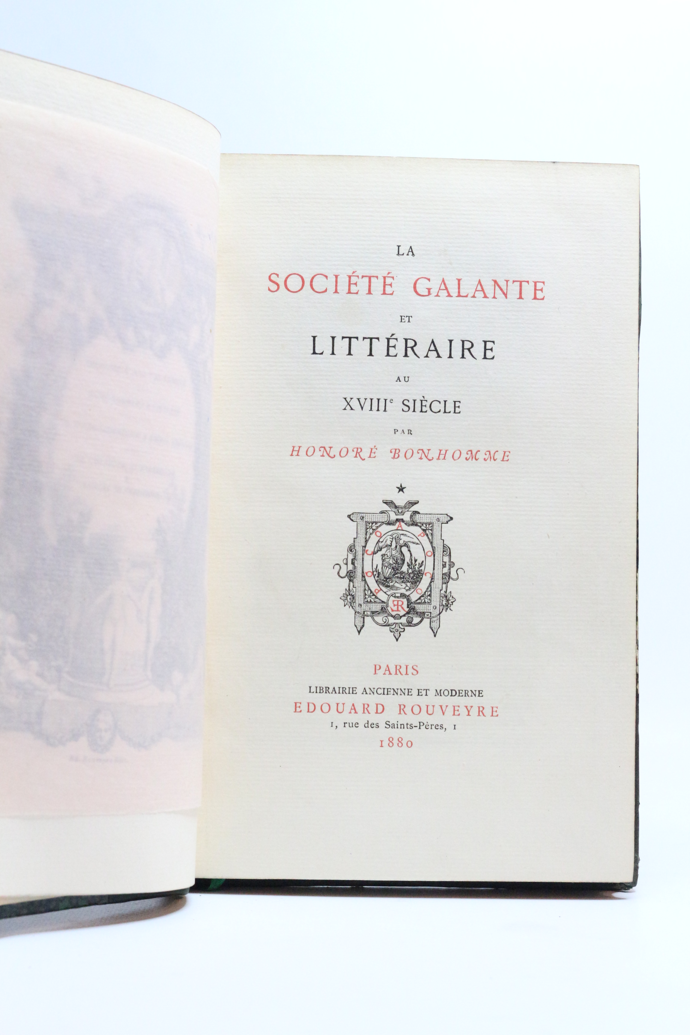 La société galante et littéraire au XVIIIe siècle