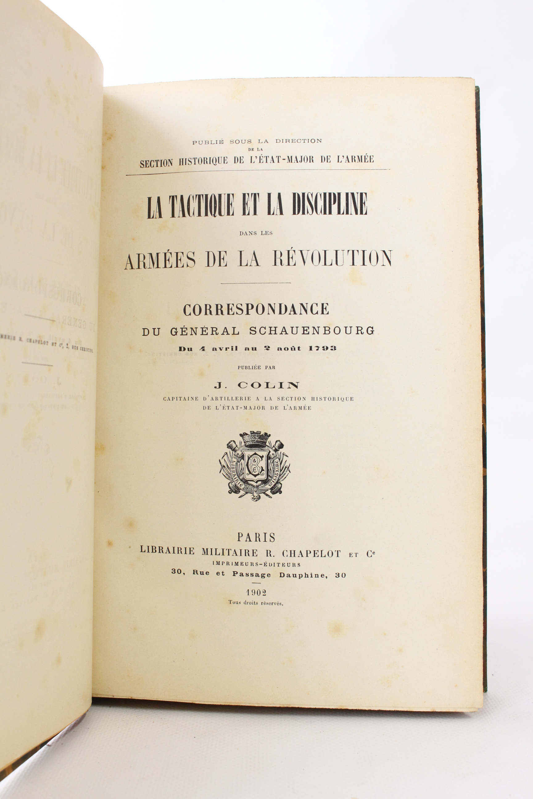 La tactique et la discipline dans les armées de la …