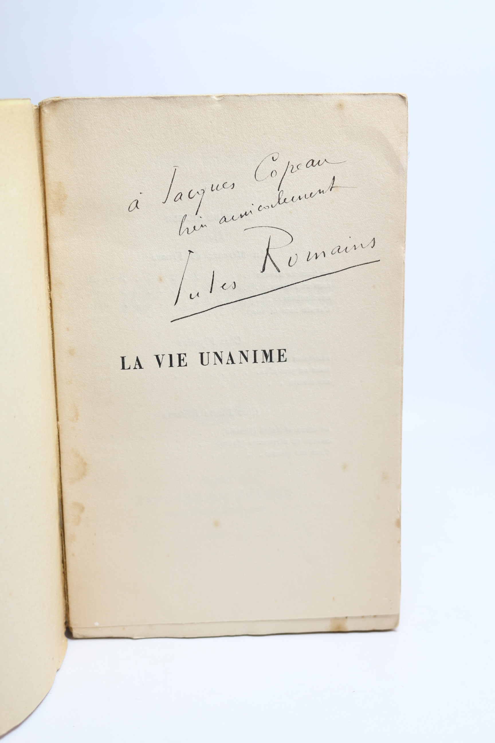 La vie unanime