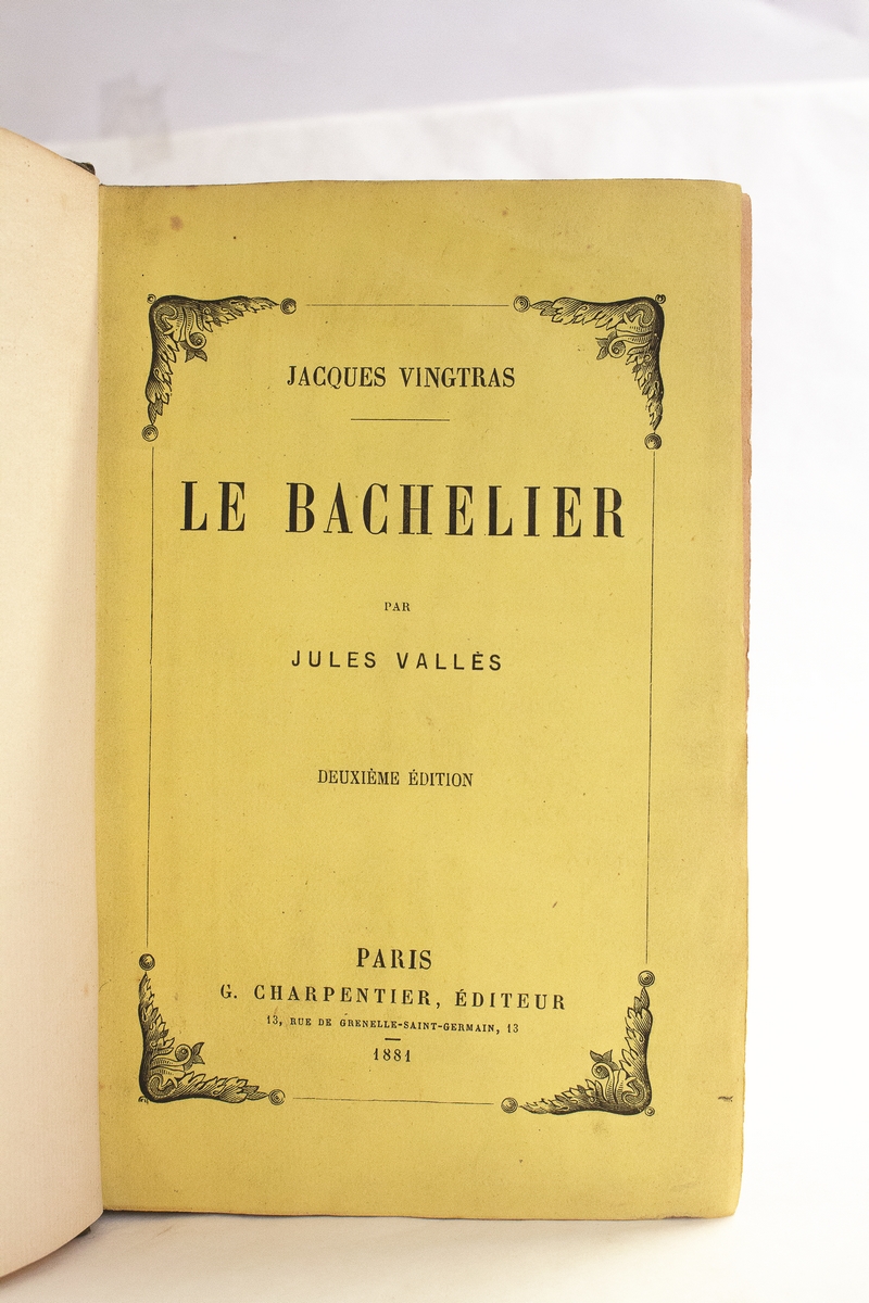 Le bachelier