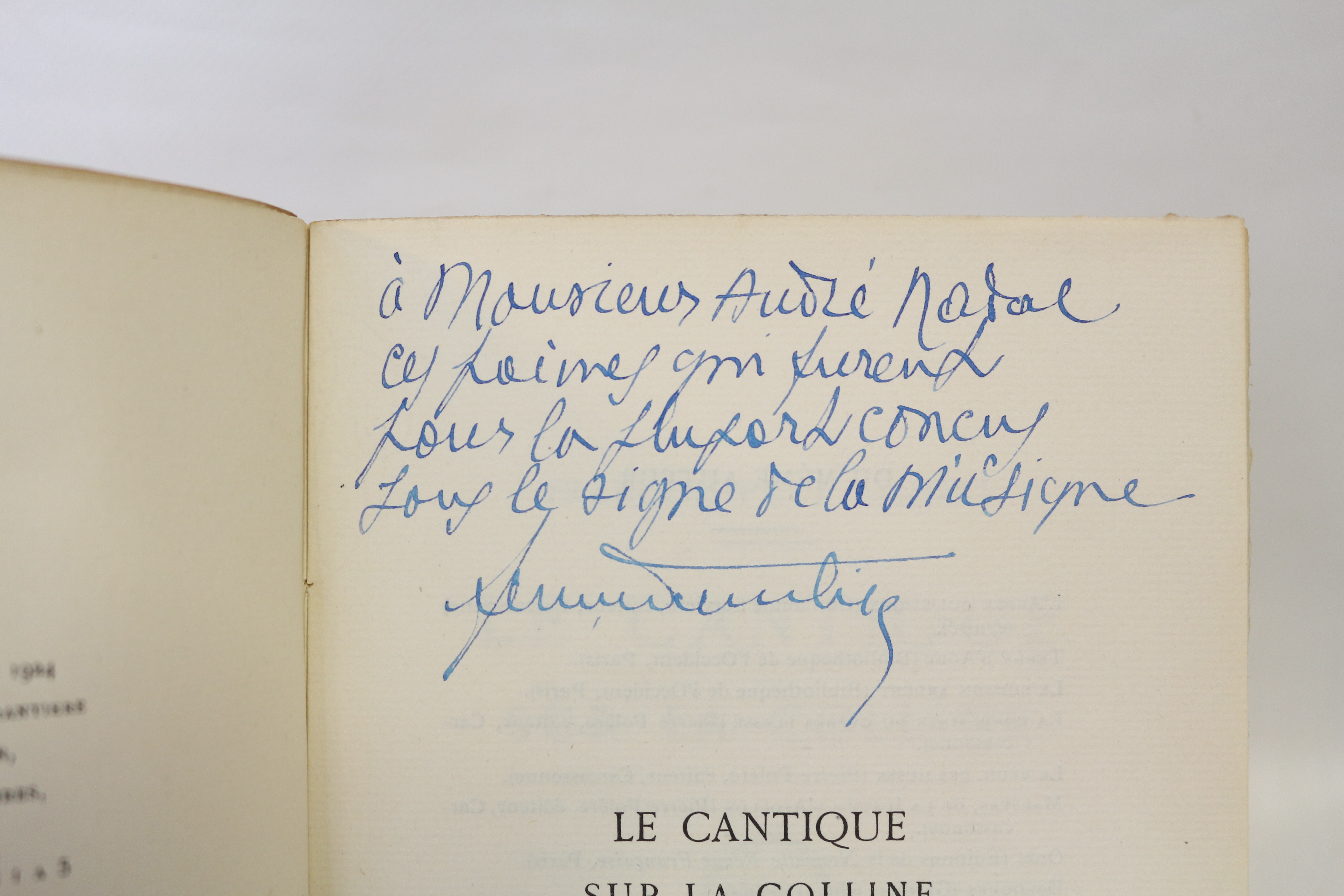 Le cantique sur la colline
