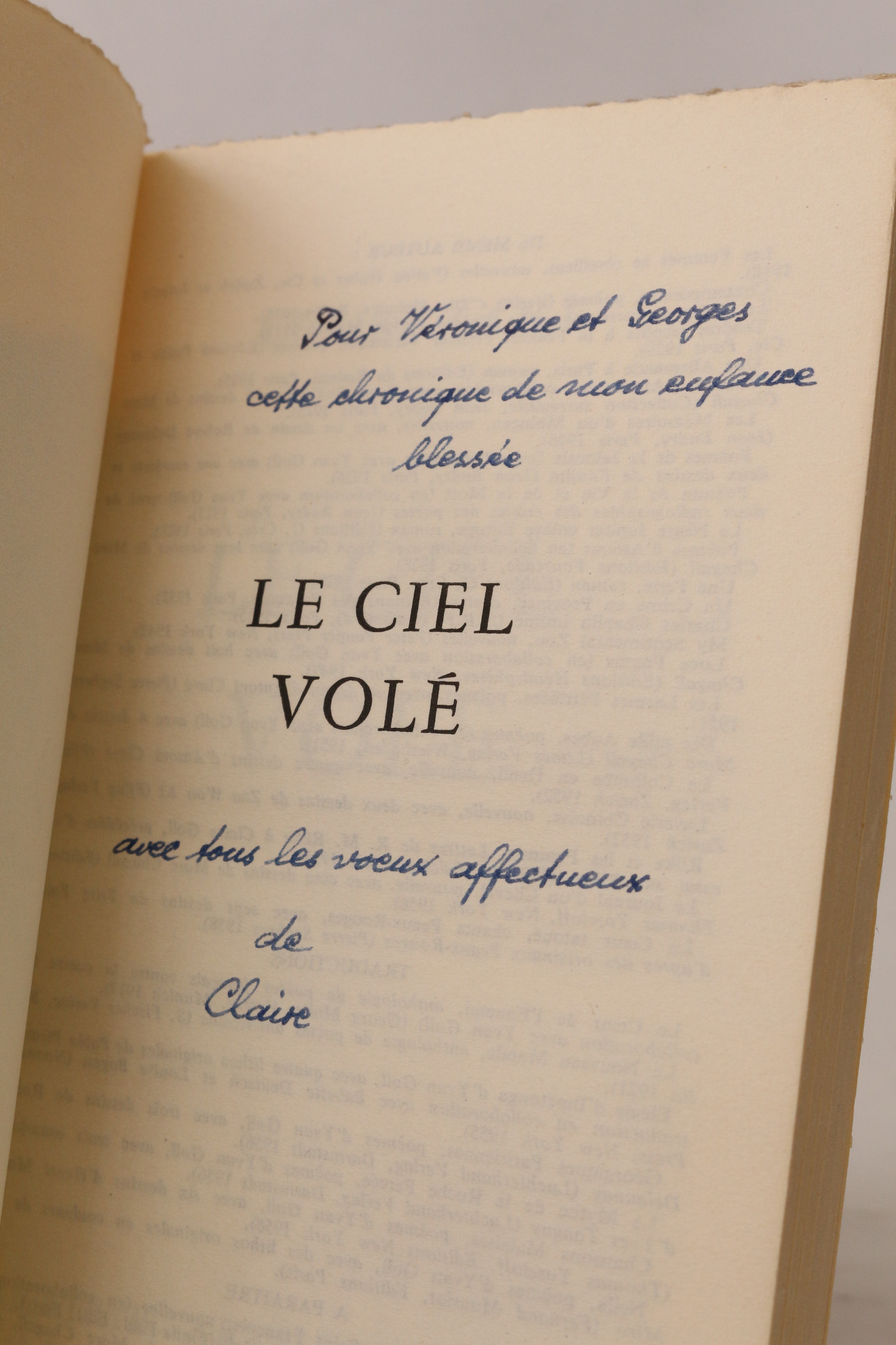 Le ciel volé
