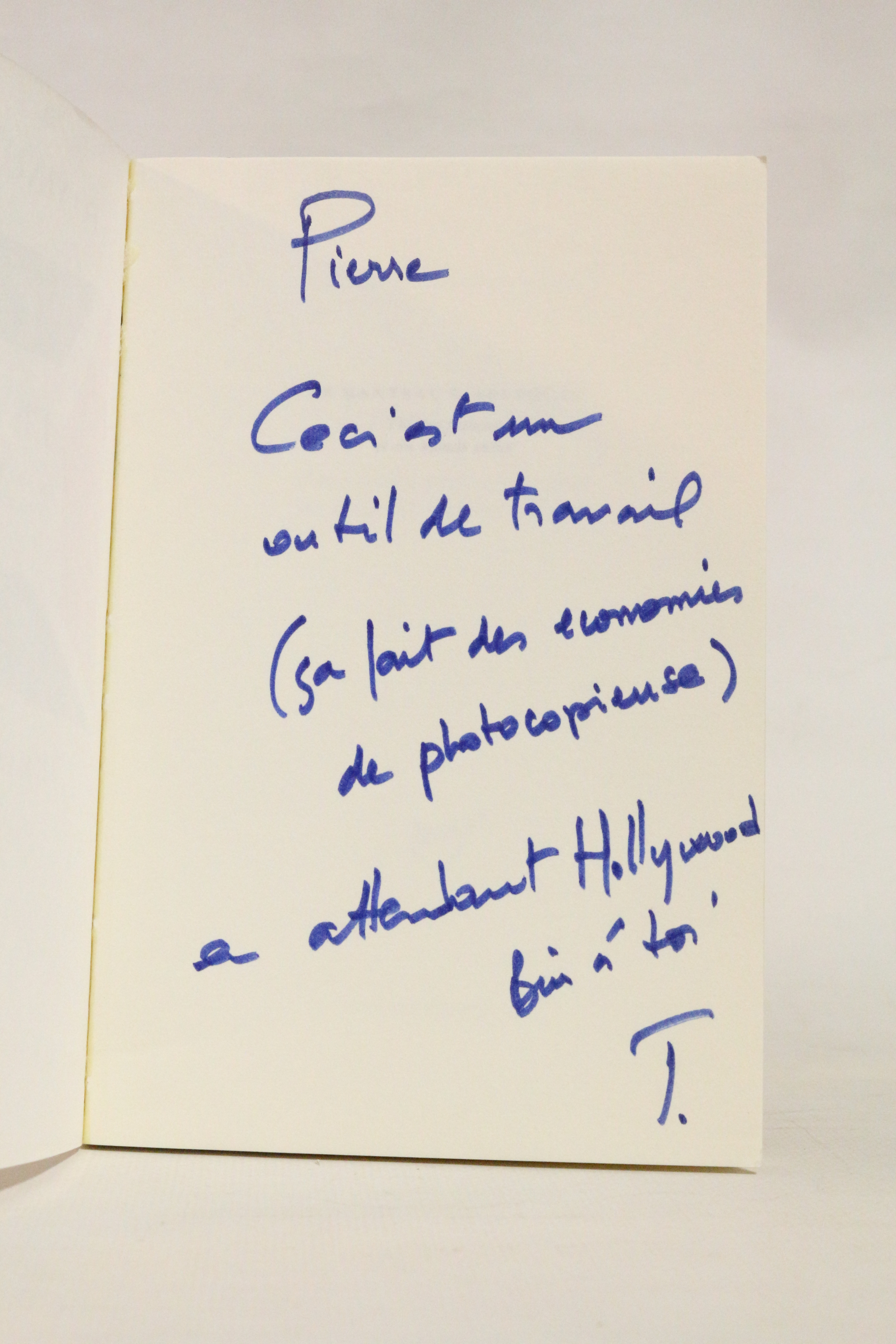 Le contrat. Un western psychanalytique en deux actes et un …