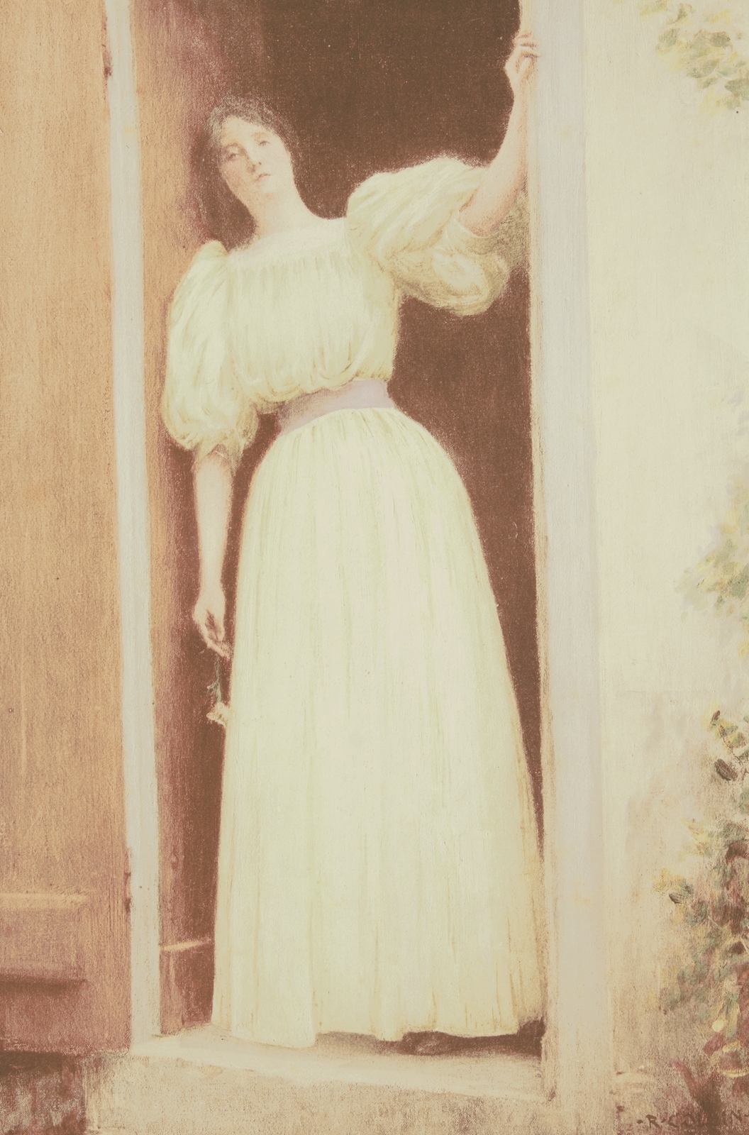 Le départ - Lithographie originale sur Japon - L'Estampe Moderne