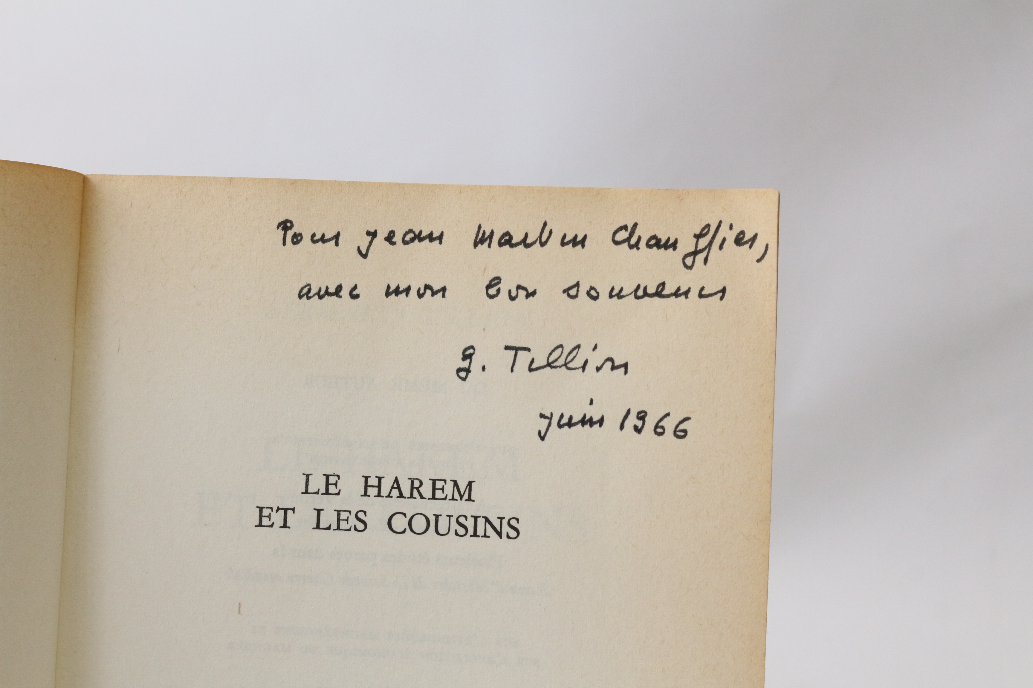 Le harem et les cousins