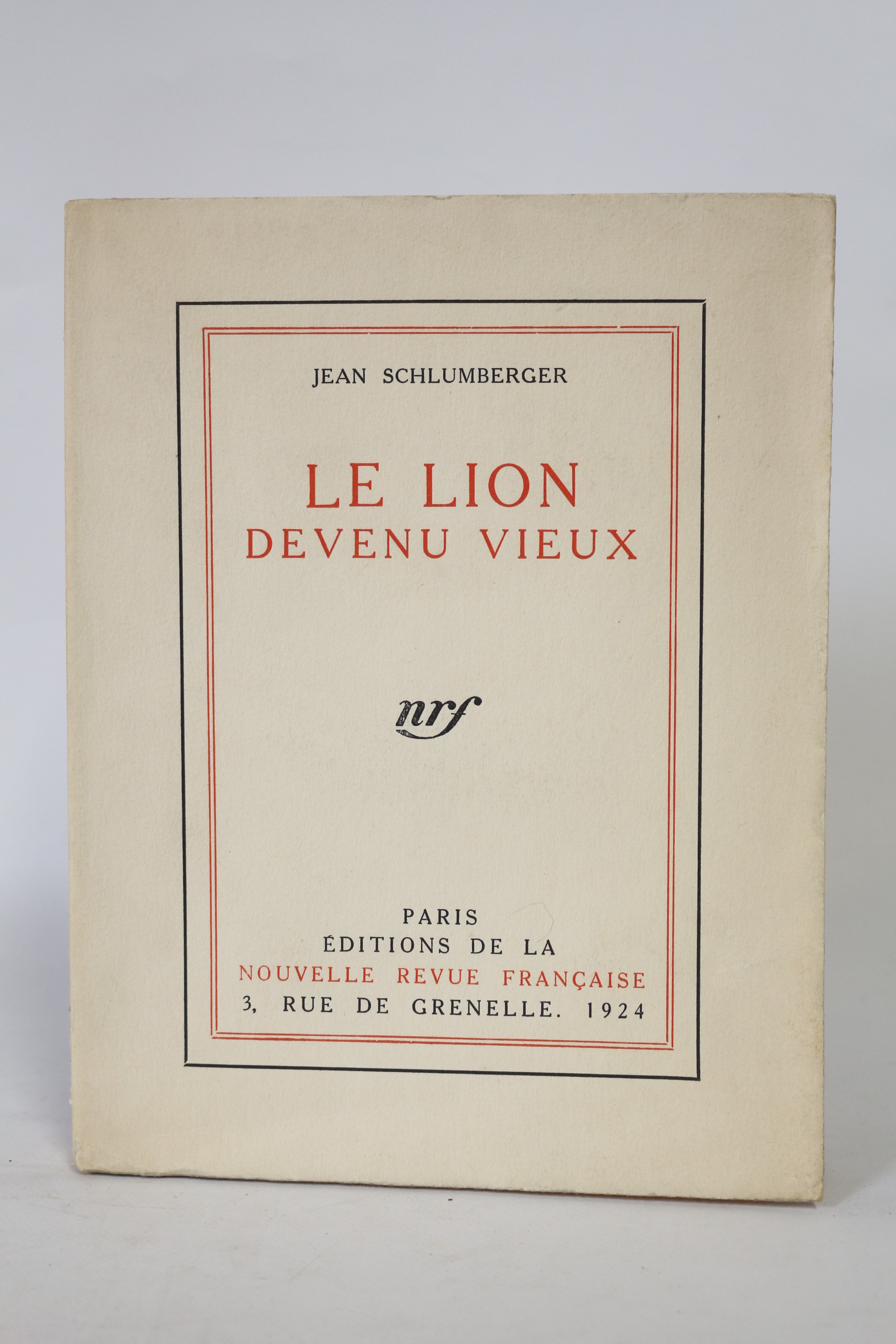 Le lion devenu vieux