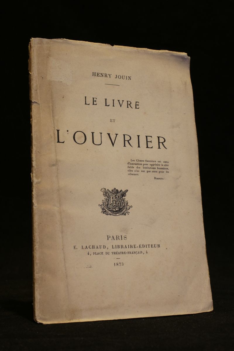 Le livre et l'ouvrier