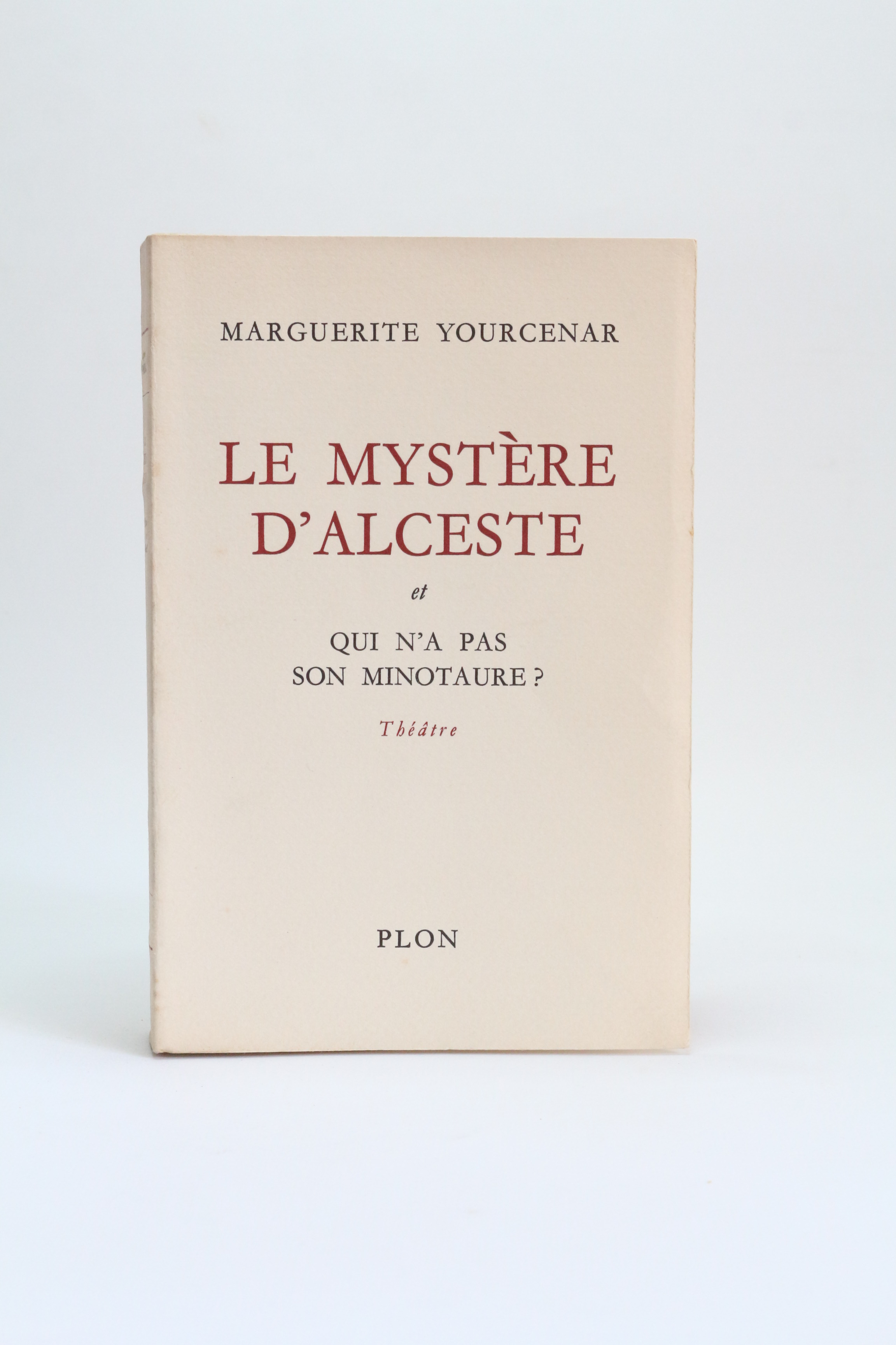 Le mystère d'Alceste ou qui n'a pas son minotaure?