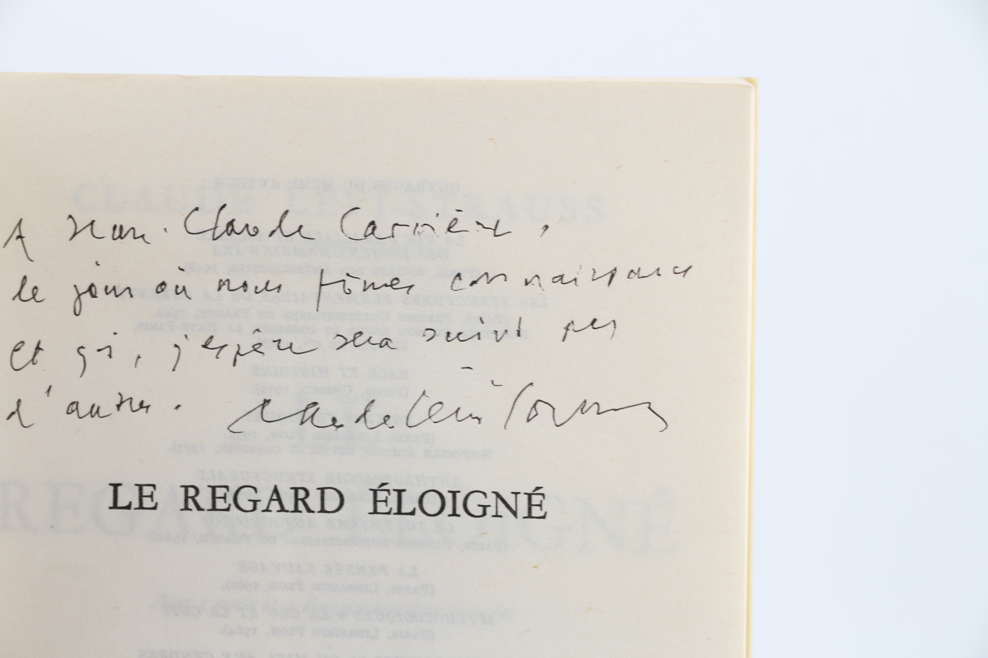 Le Regard éloigné