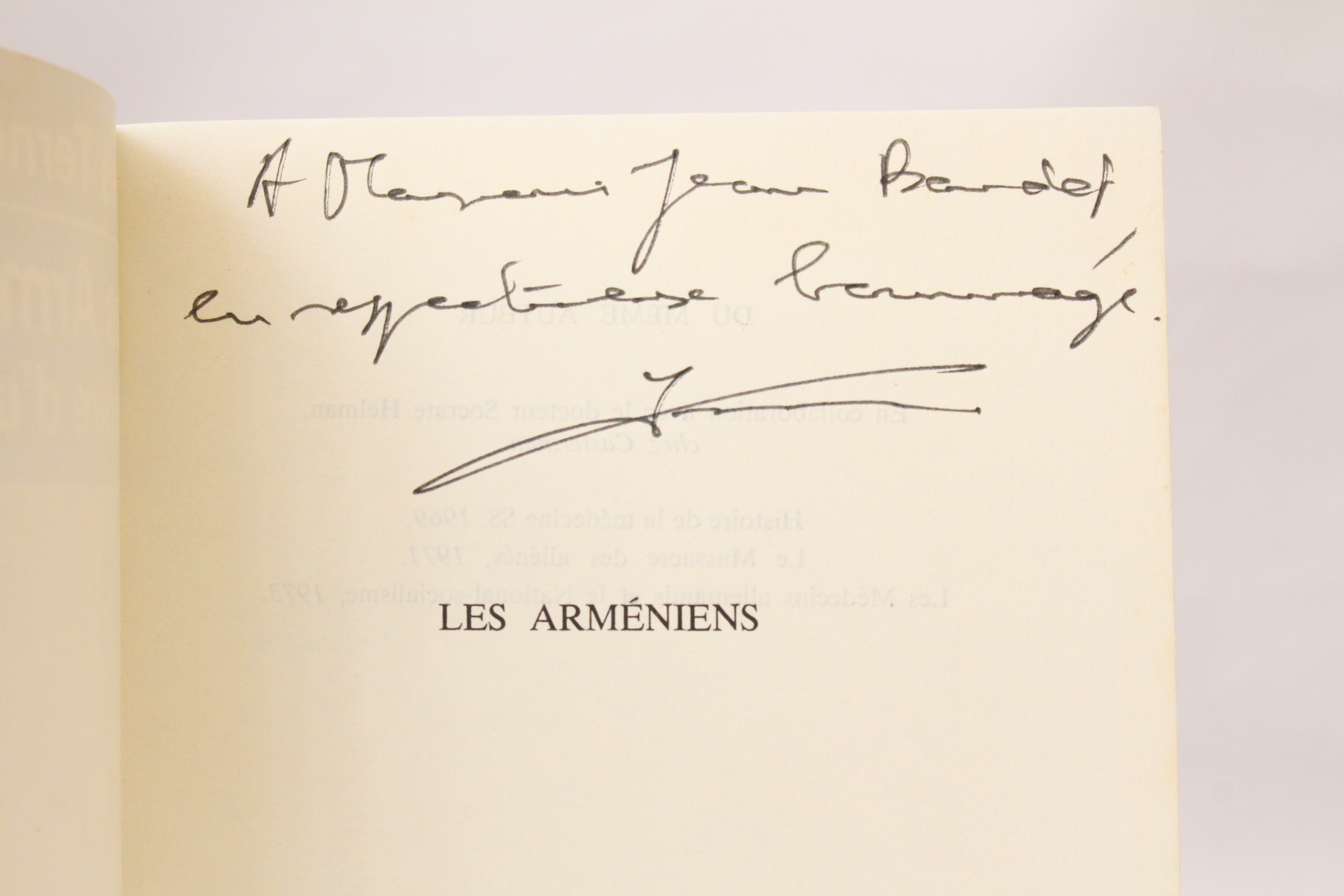 Les Arméniens. Histoire d'un génocide