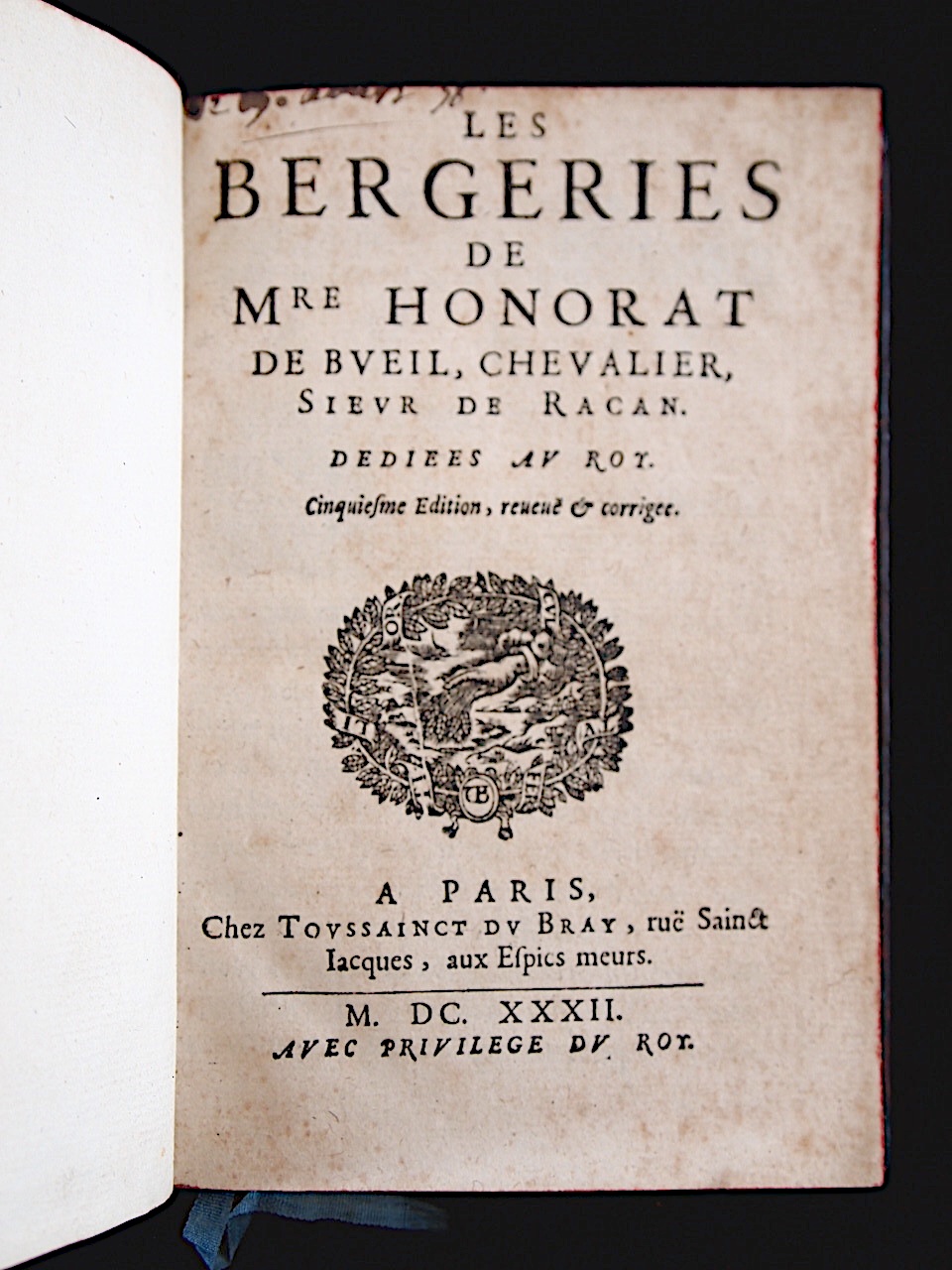 Les Bergeries de Mre Honorat de Bueil, chevalier, sieur de …