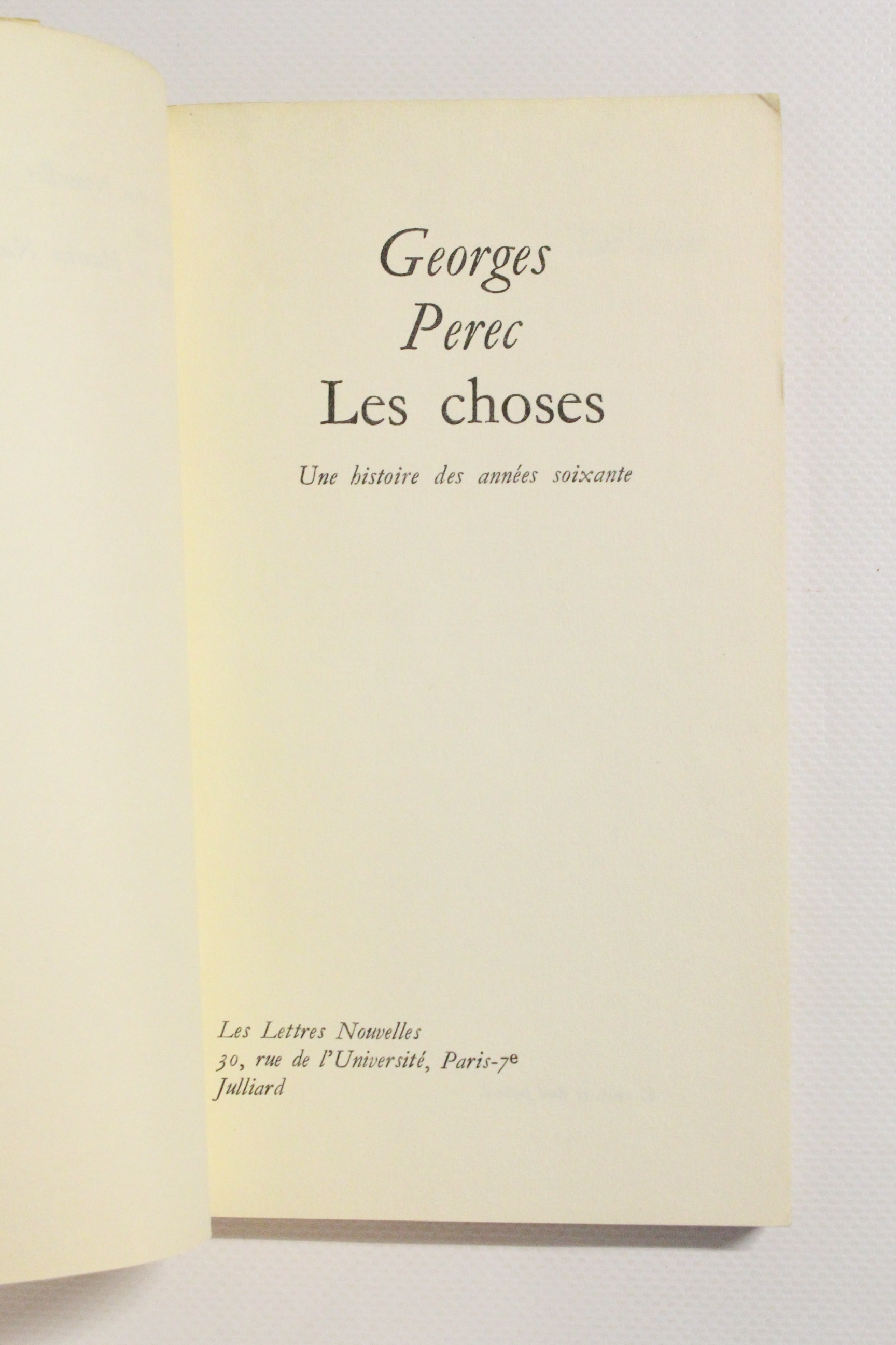Les choses